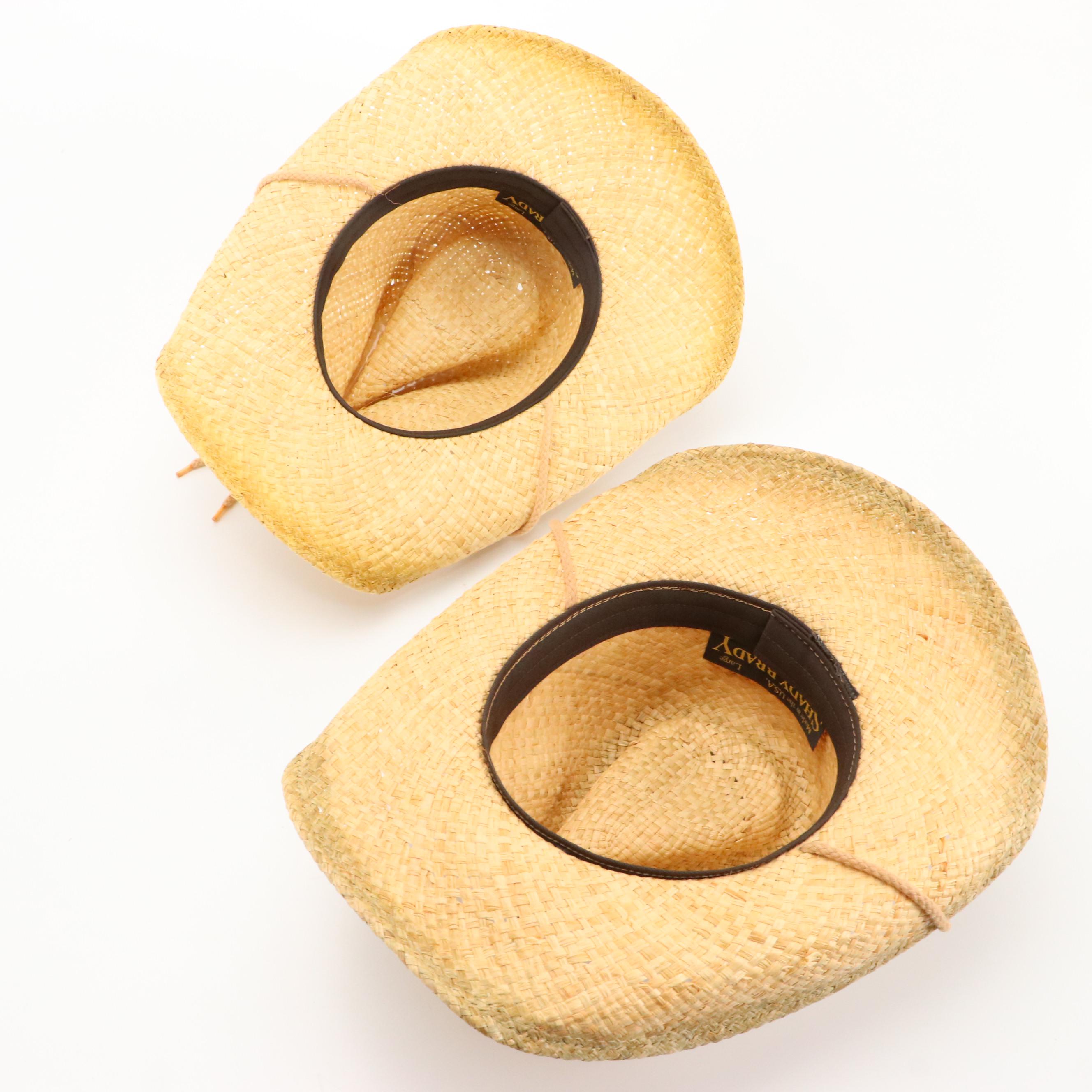 Shady Brady Crushable Straw Western Hats