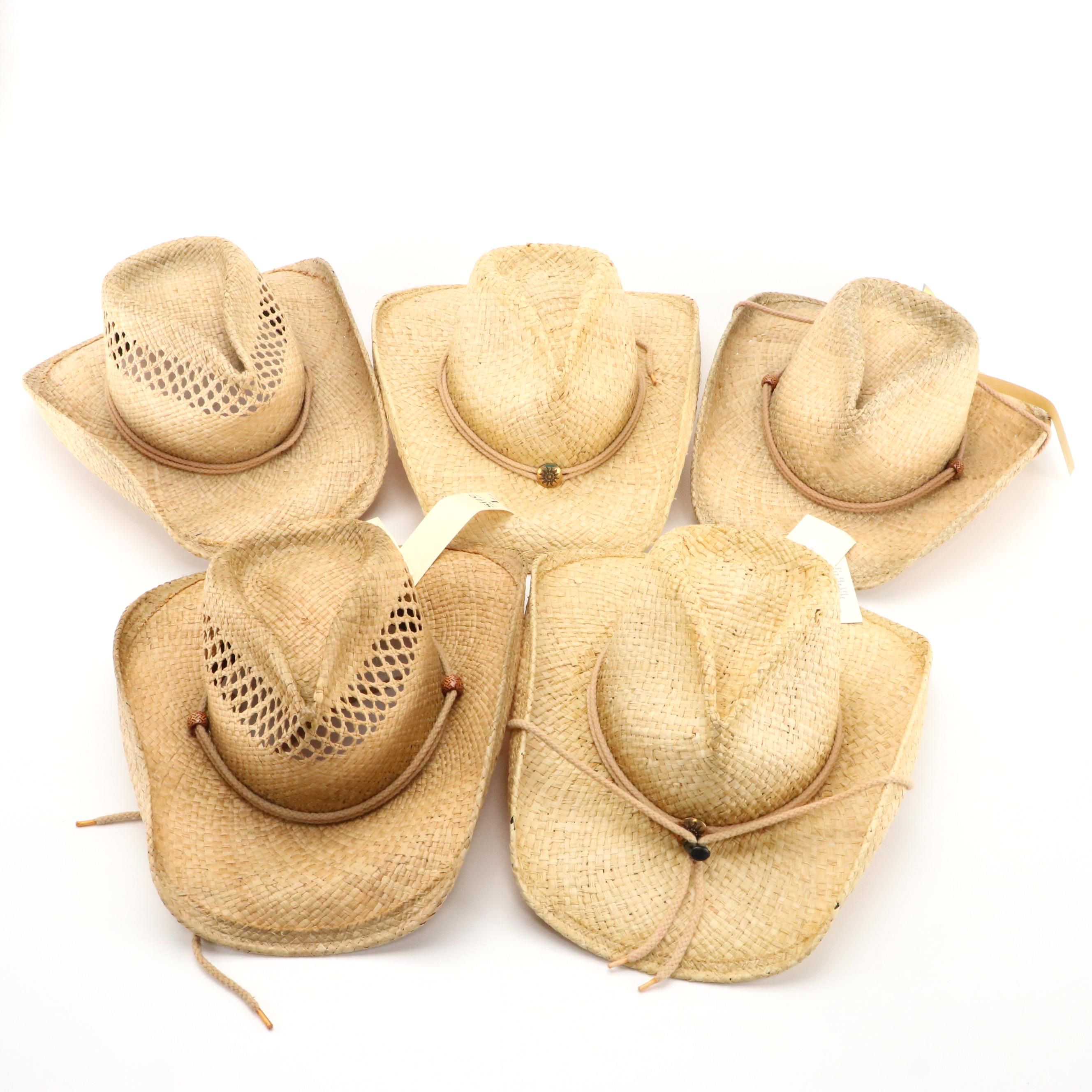 Shady Brady Crushable Straw Western Hats