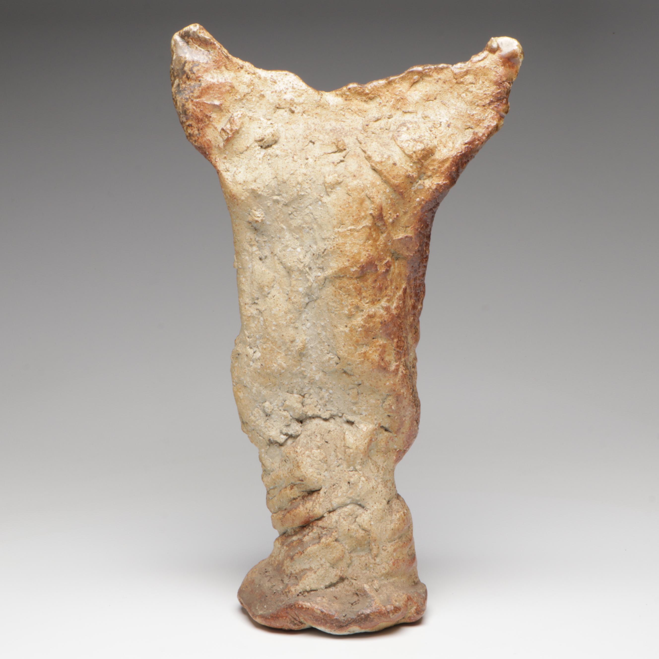 David Kastner SlabBuilt Figurines and Wheel Thrown Studio Art Pottery Bowl