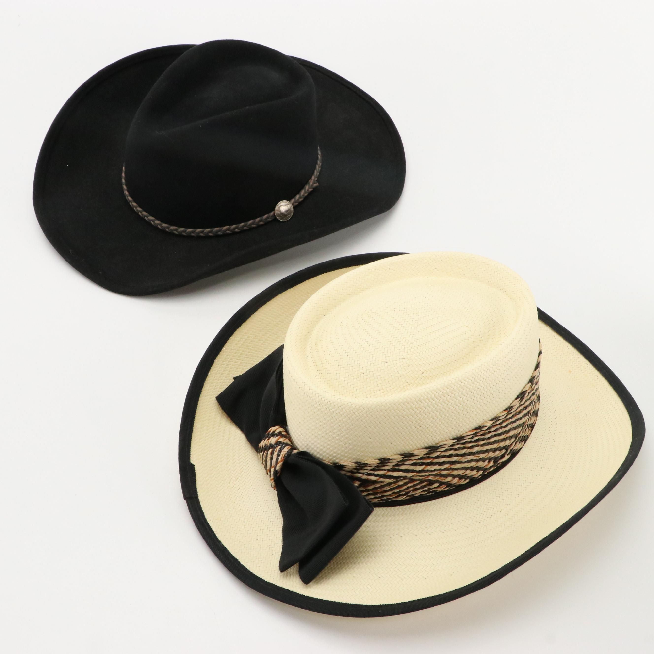 Stetson Fur Felt Western Hat and Michelle McGann by Sonni Sun Hat