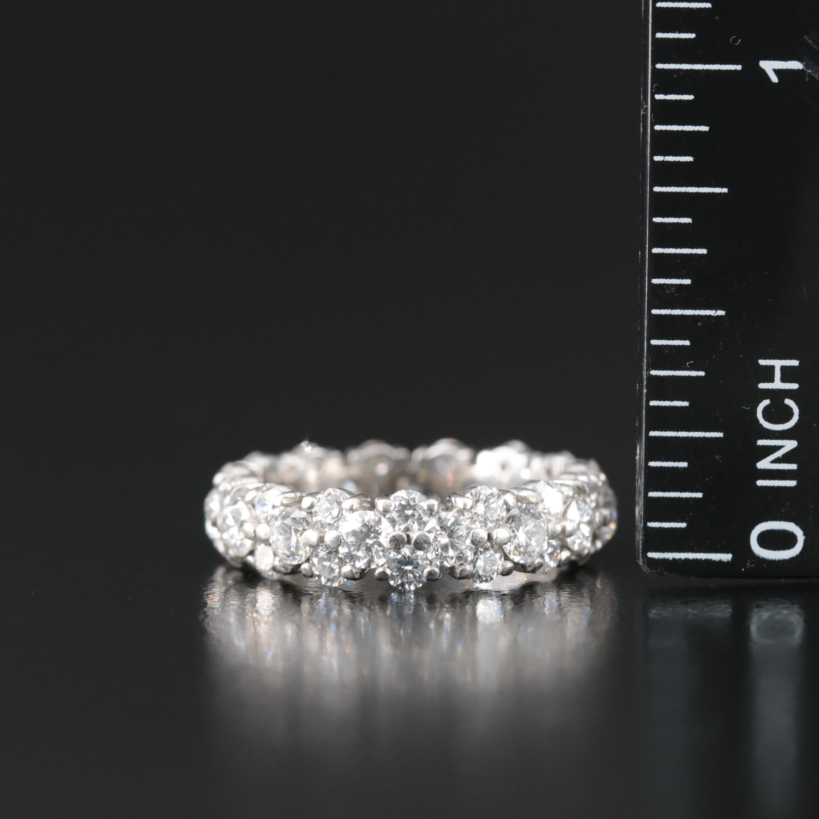 Platinum 2.52 CTW Diamond Eternity Band