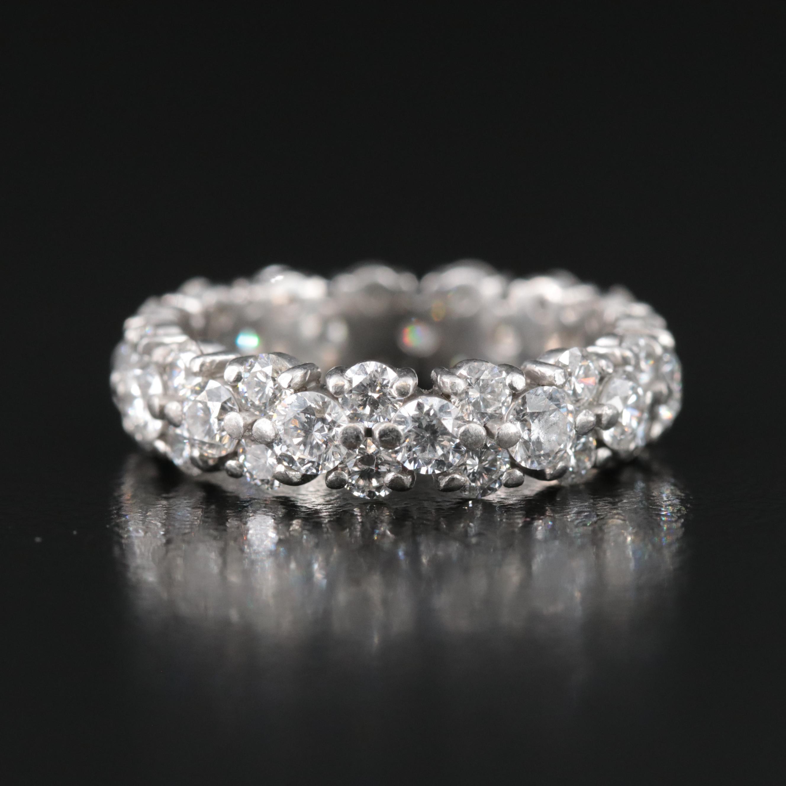 Platinum 2.52 CTW Diamond Eternity Band