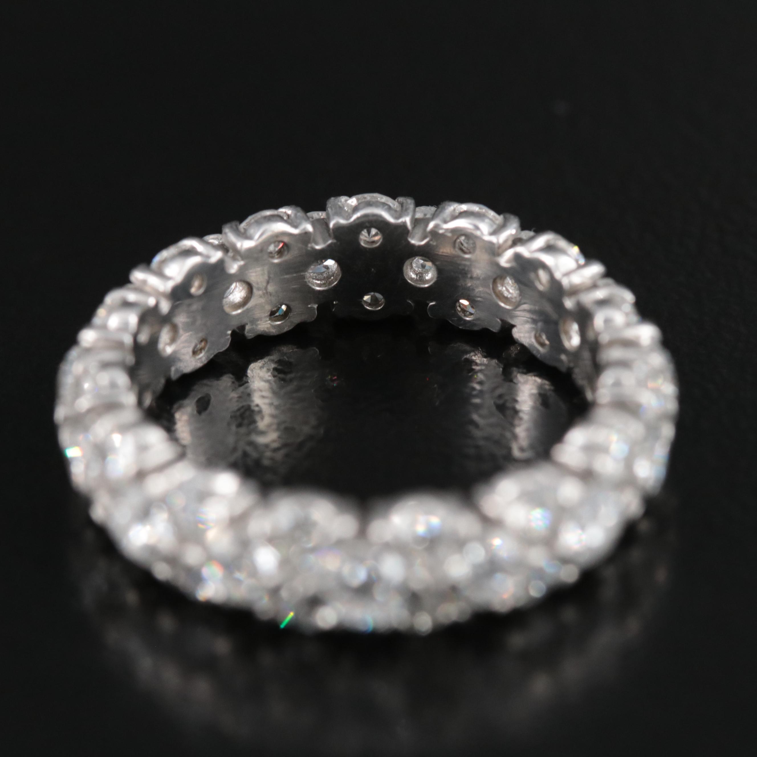 Platinum 2.52 CTW Diamond Eternity Band