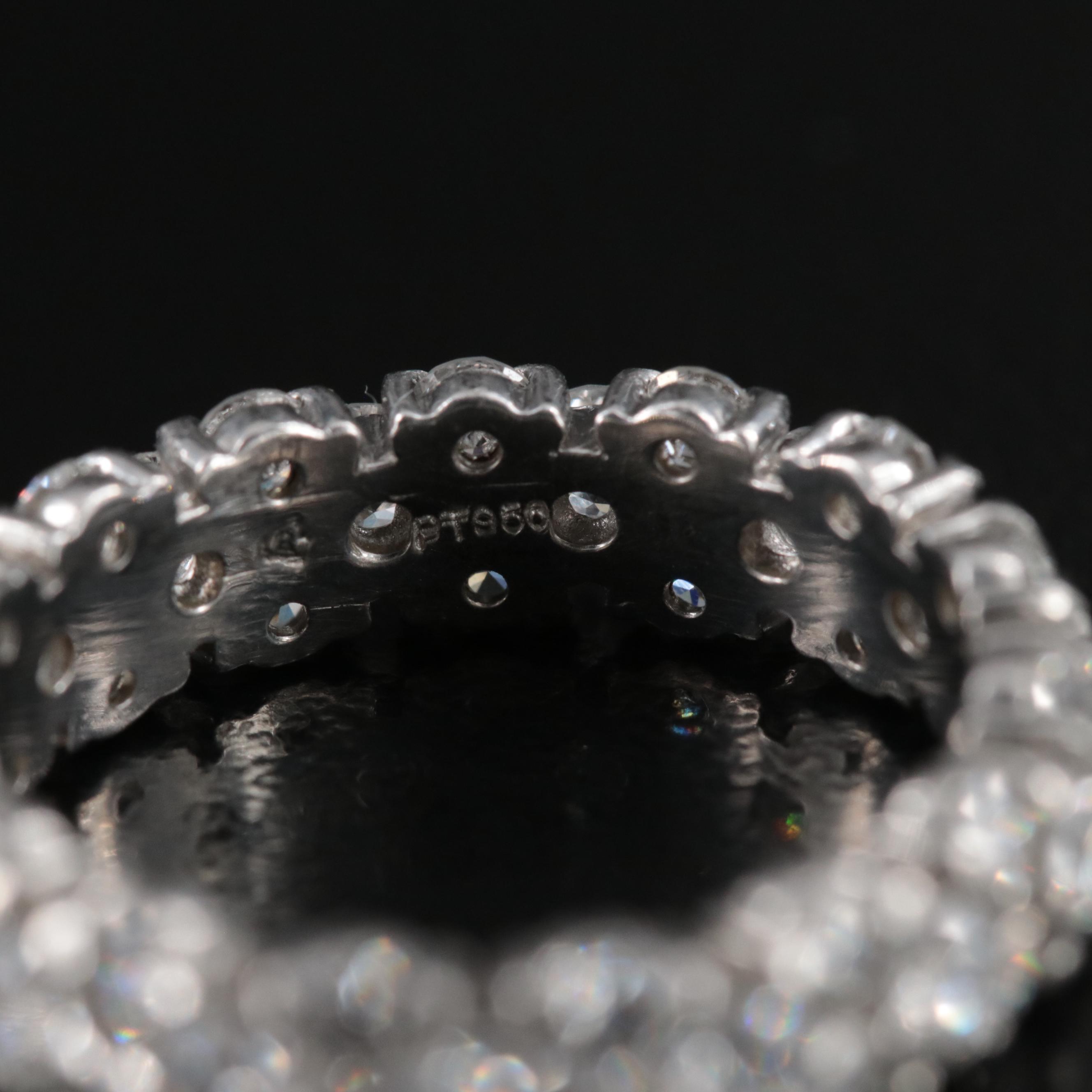 Platinum 2.52 CTW Diamond Eternity Band
