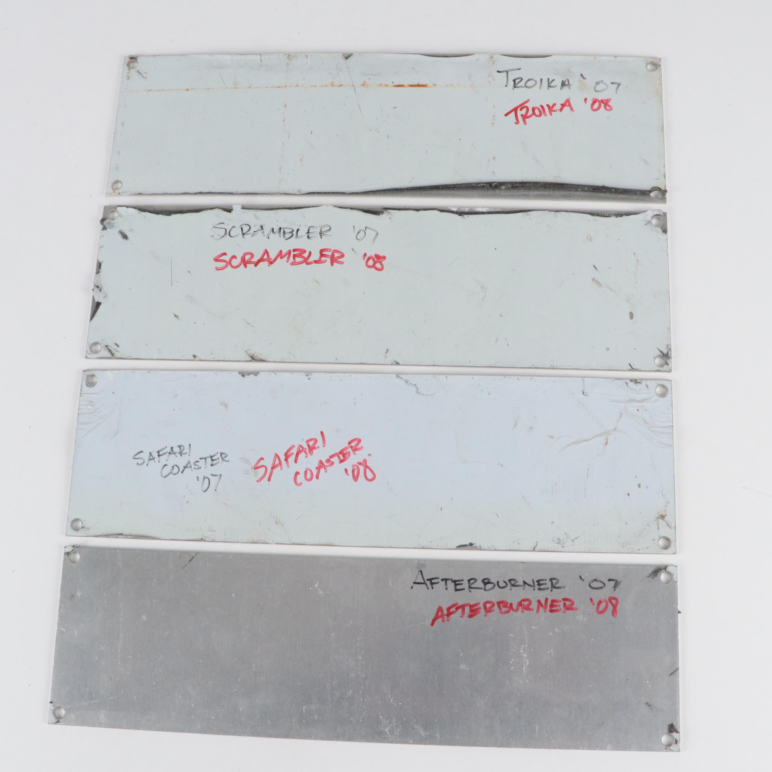 Aluminum "Shirt and Shoes Required" Wall Signs