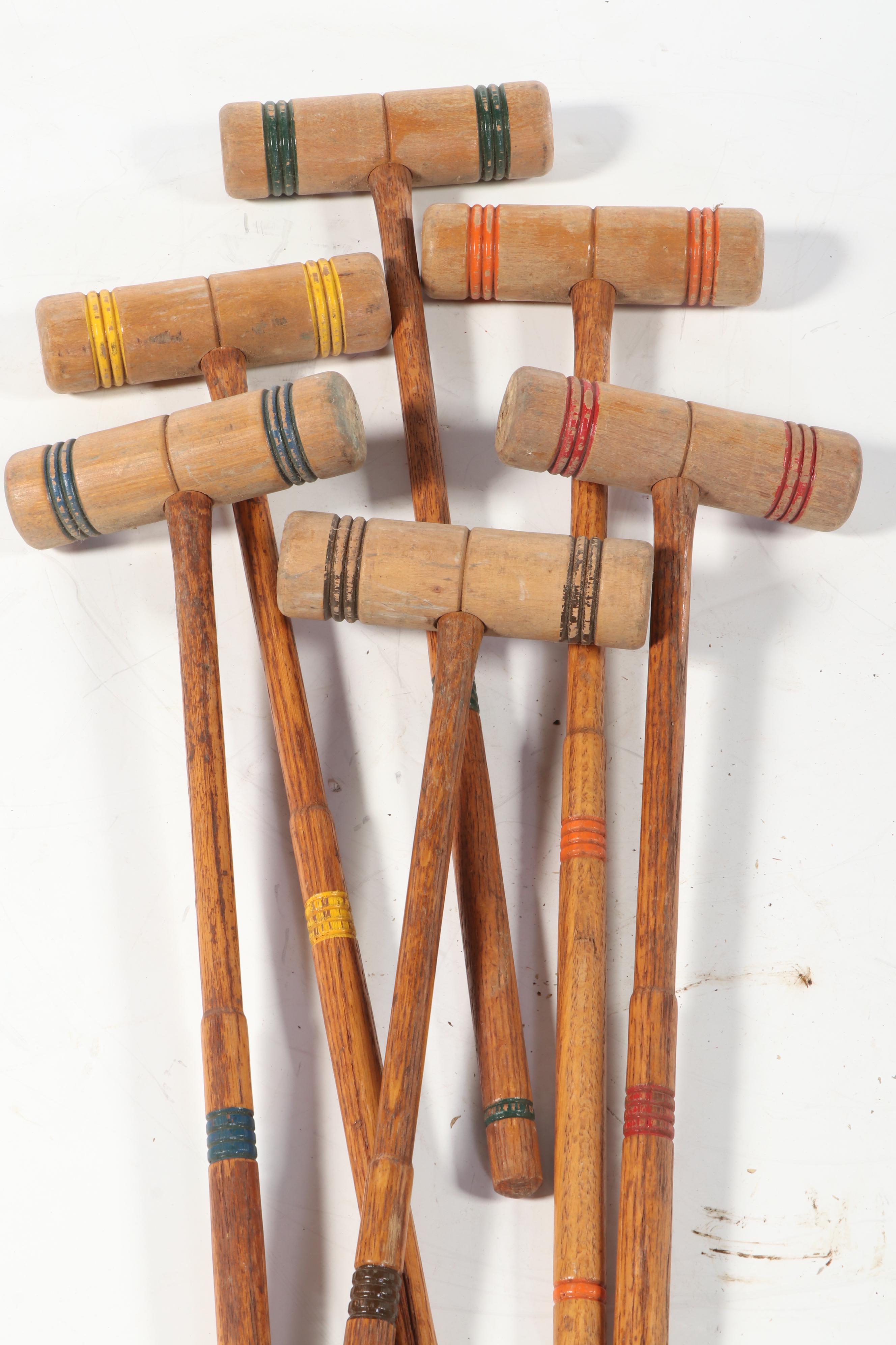 Croquet Set, Board Games, Tabletop Air Hockey and Pool EBTH