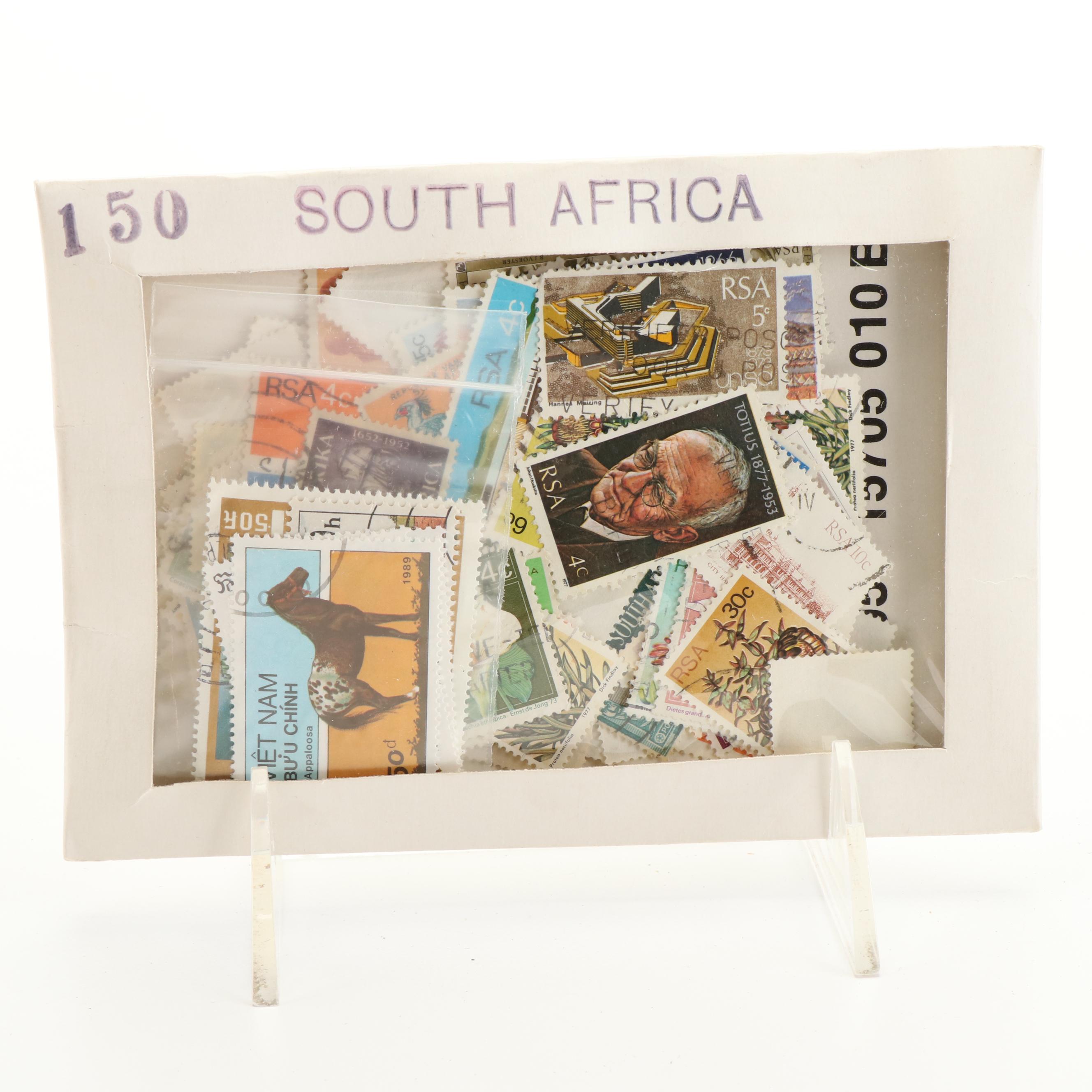 Two Postage Stamp Dealer Stockbooks