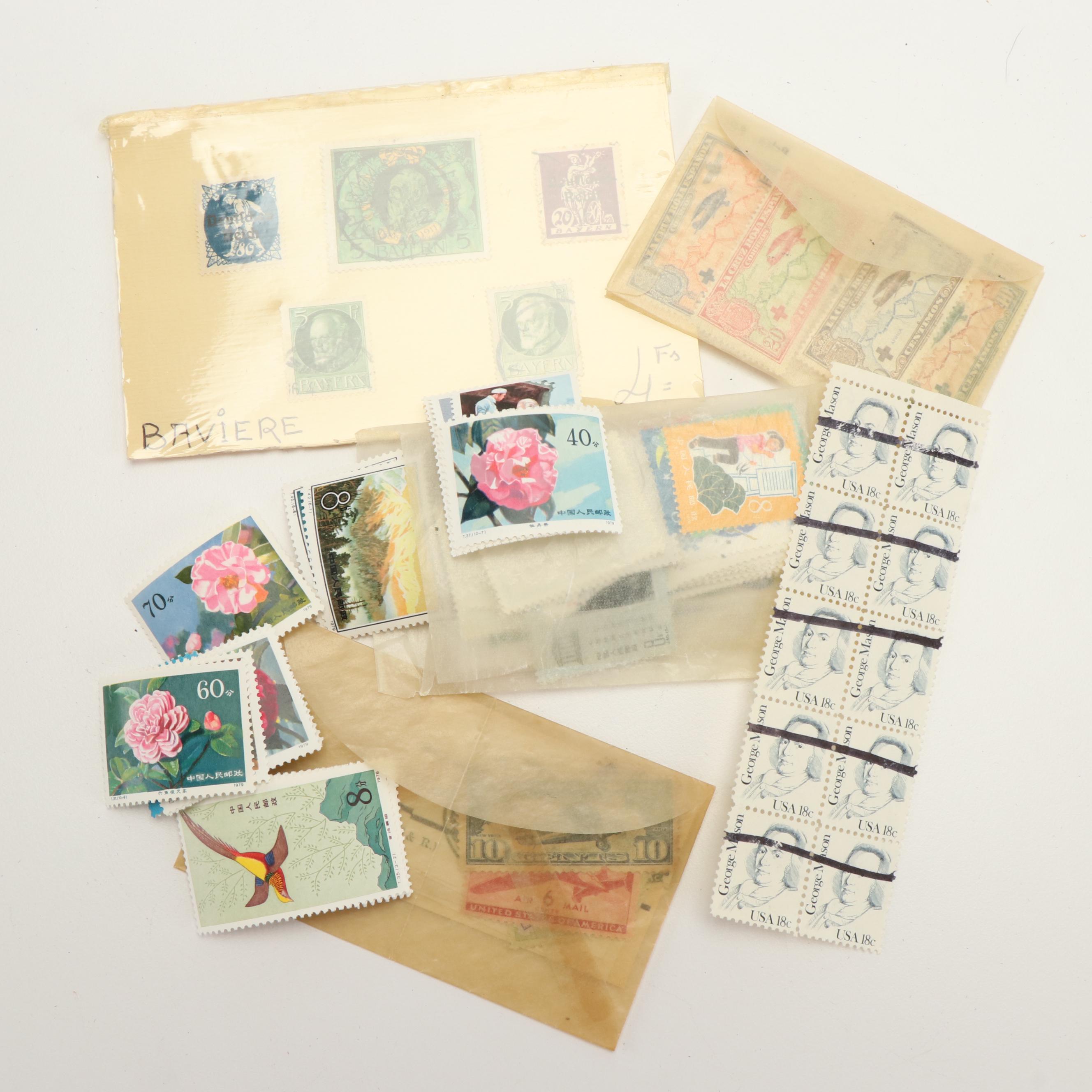 Two Postage Stamp Dealer Stockbooks