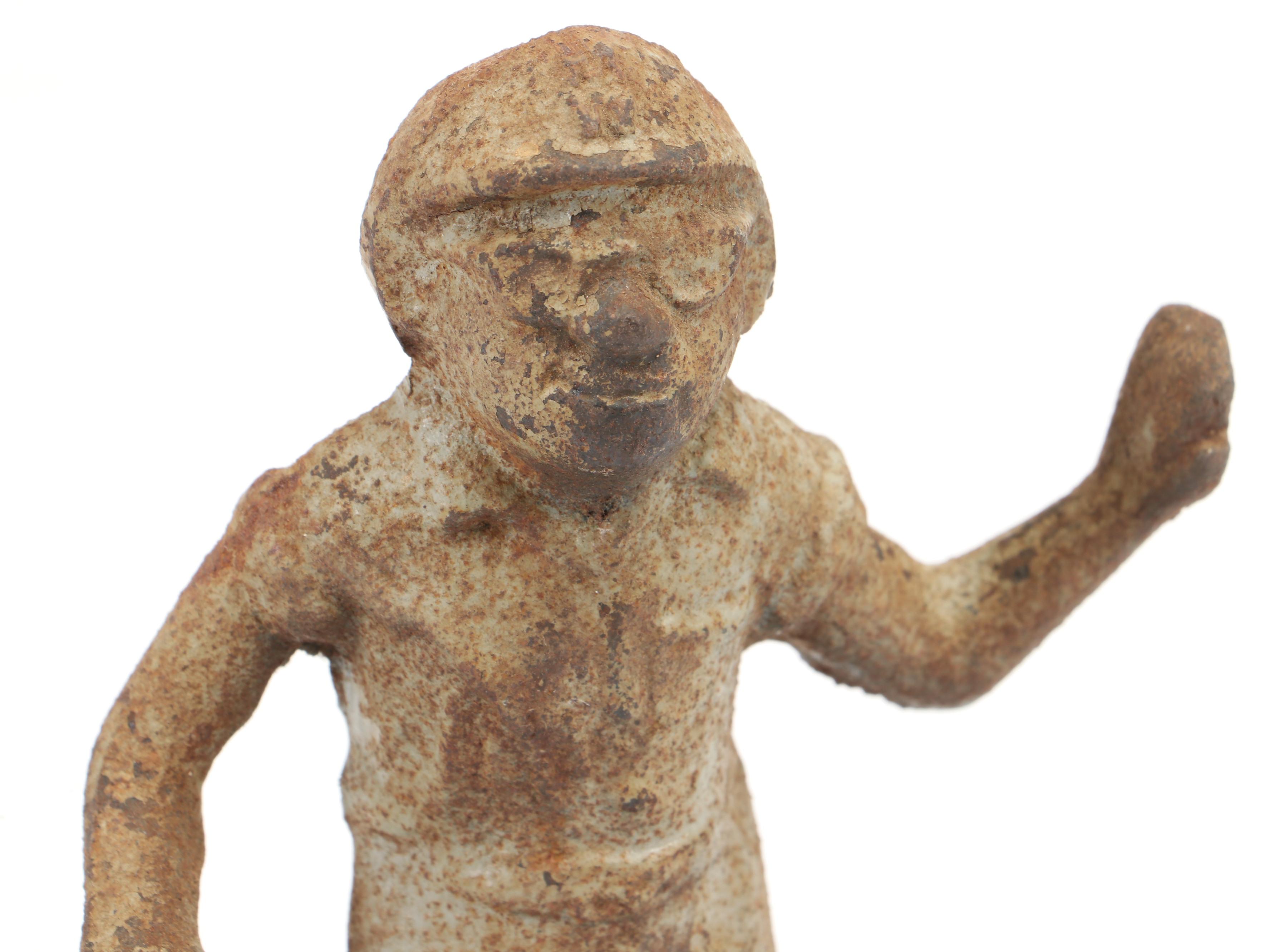 Russell & Erwin Bronze Devil Card Holder Ashtray with Other Cast Metal Décor