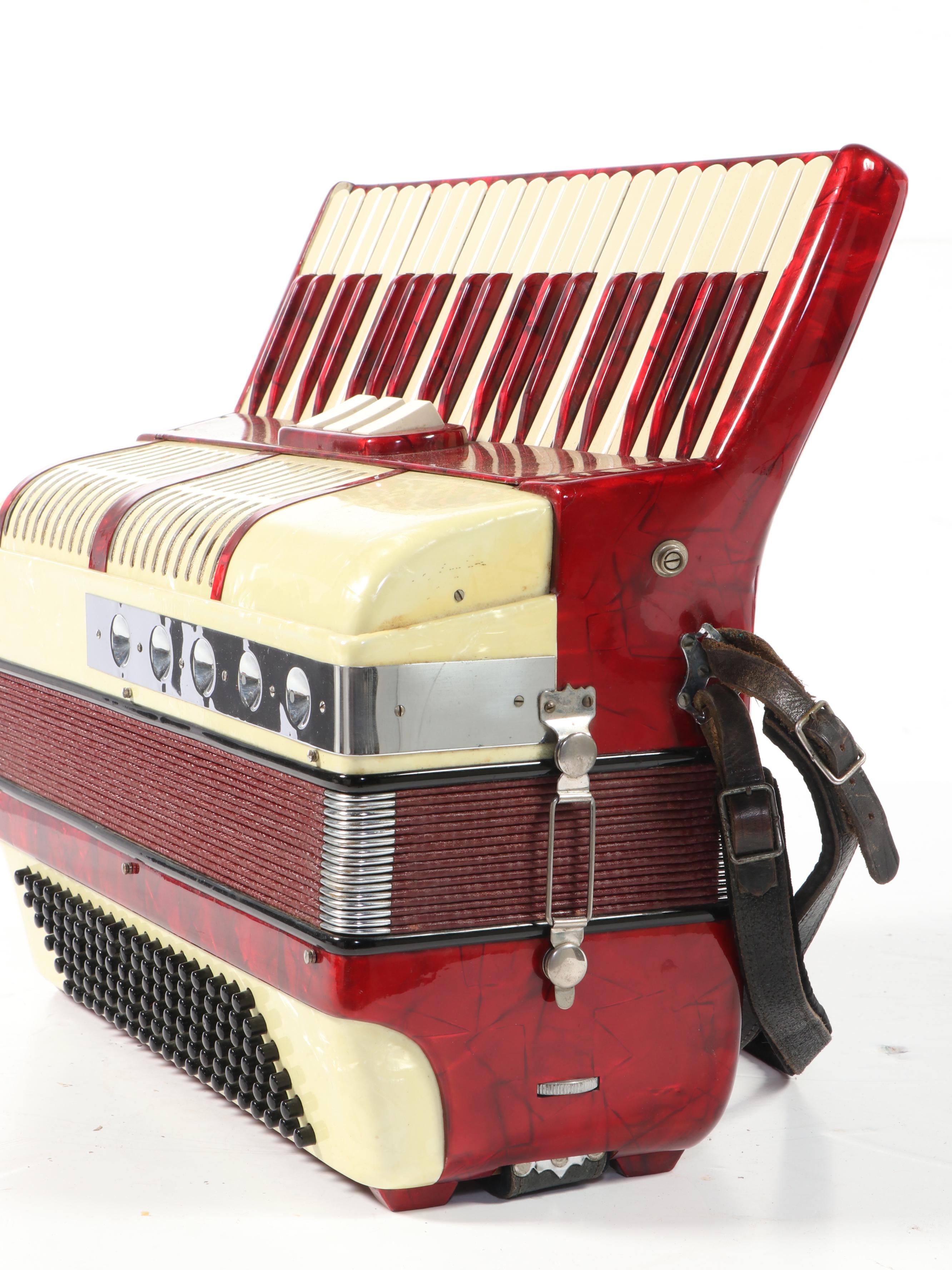 Italian Sonora Piano Accordion, Mid-20th Century