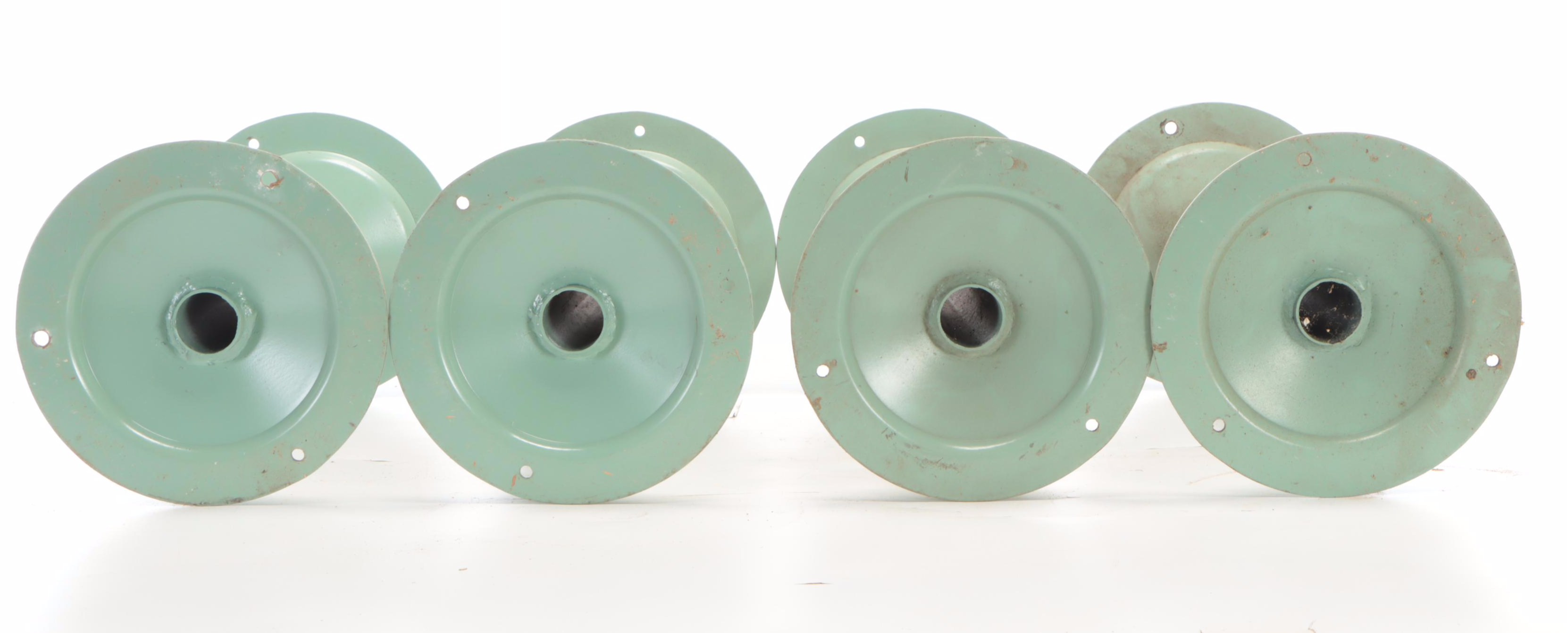 Industrial Style Metal Floor Mount Stool Bases