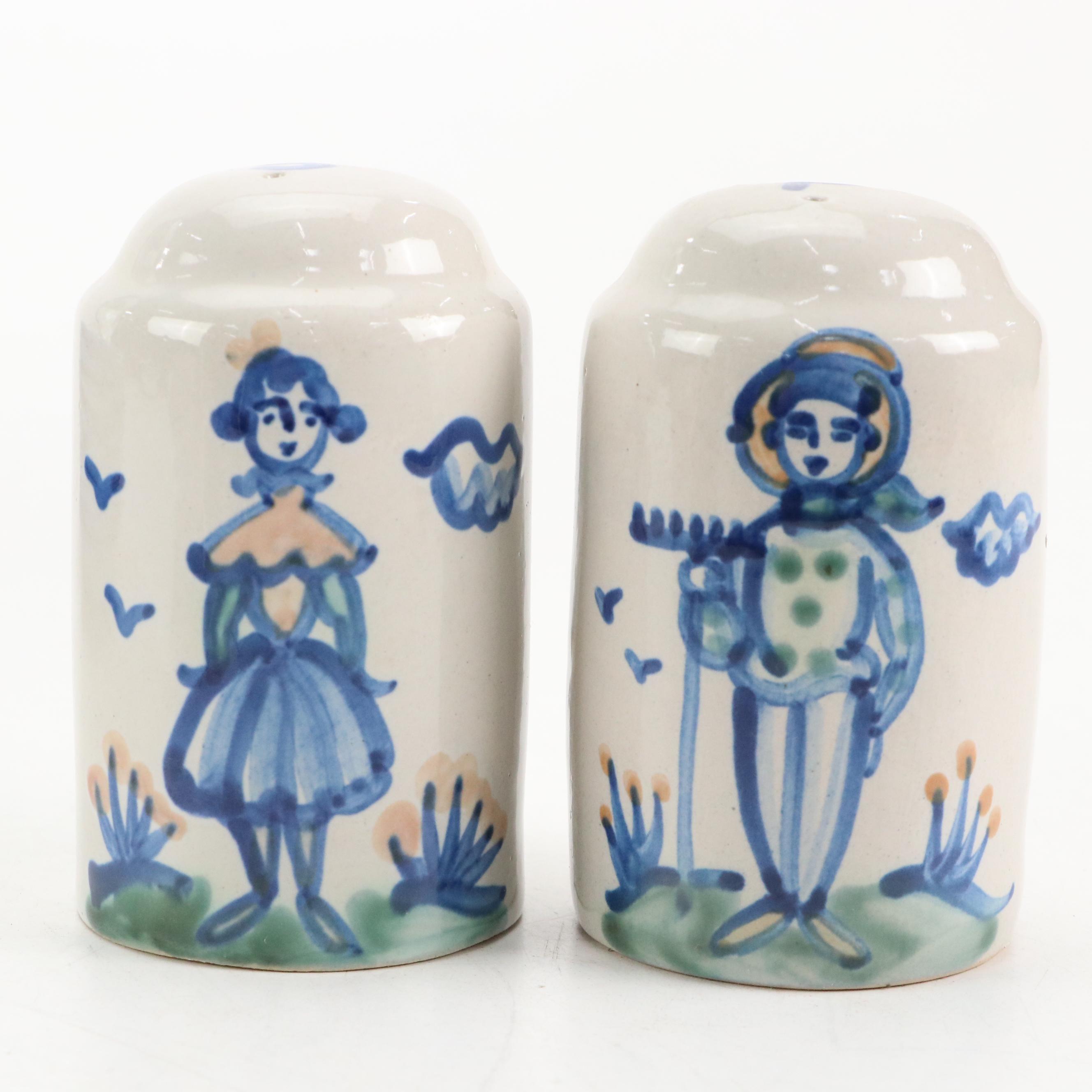 M.A. Hadley "Country Scene" Hand-Painted Stoneware Dinnerware and Décor