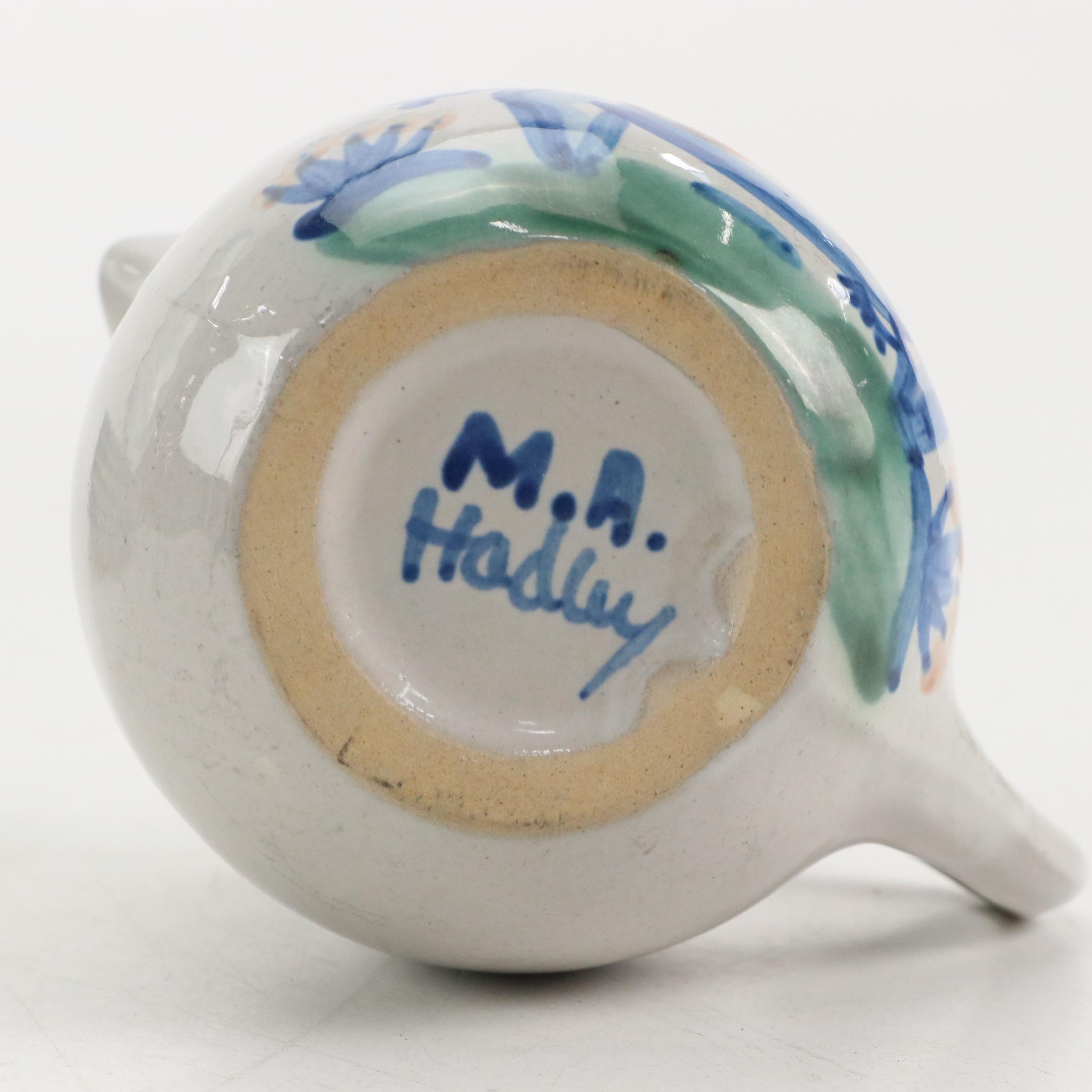 M.A. Hadley "Country Scene" Hand-Painted Stoneware Dinnerware and Décor