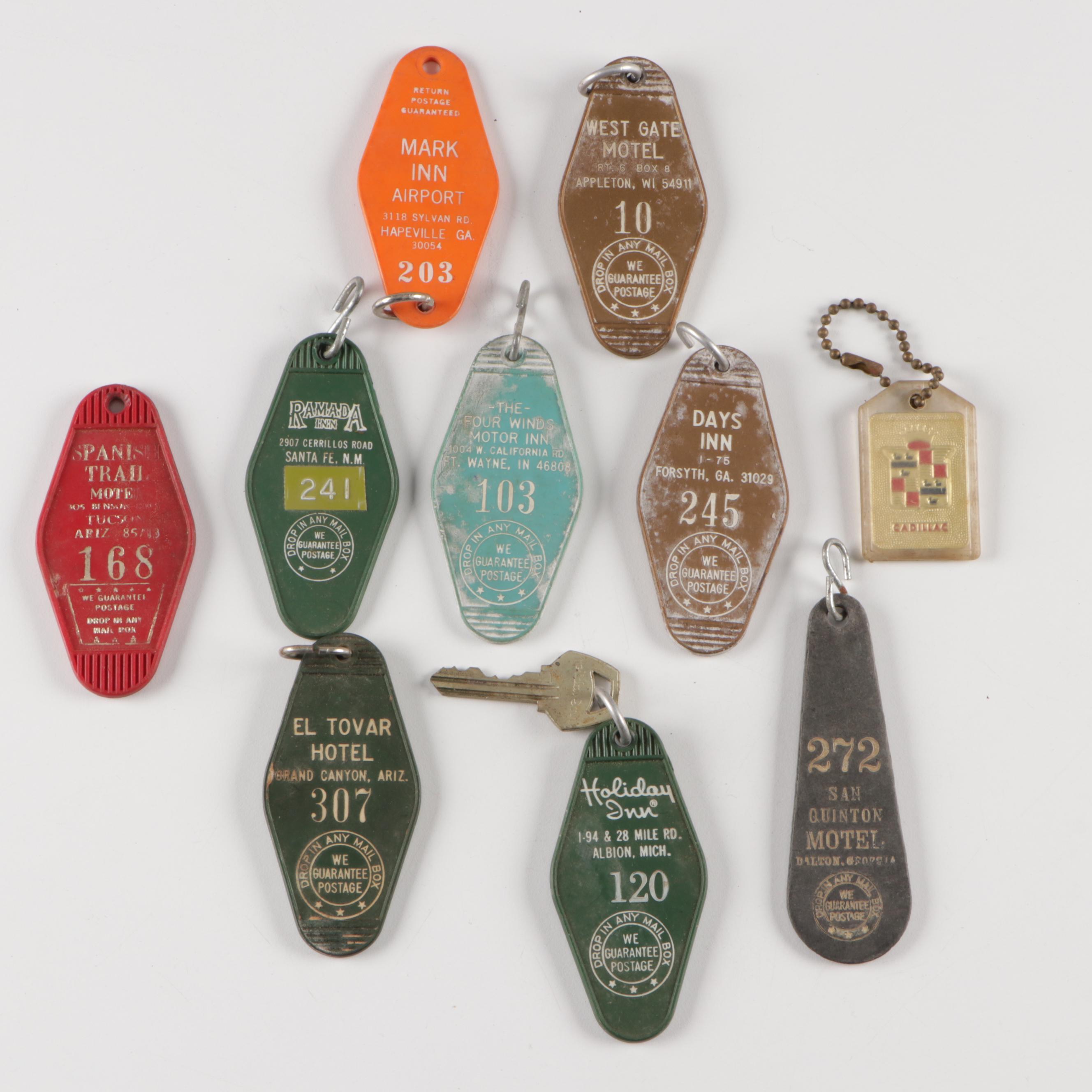 Meyers Safety Lock Co. Cast Iron Bar Lock with Locks, Keys and Sign