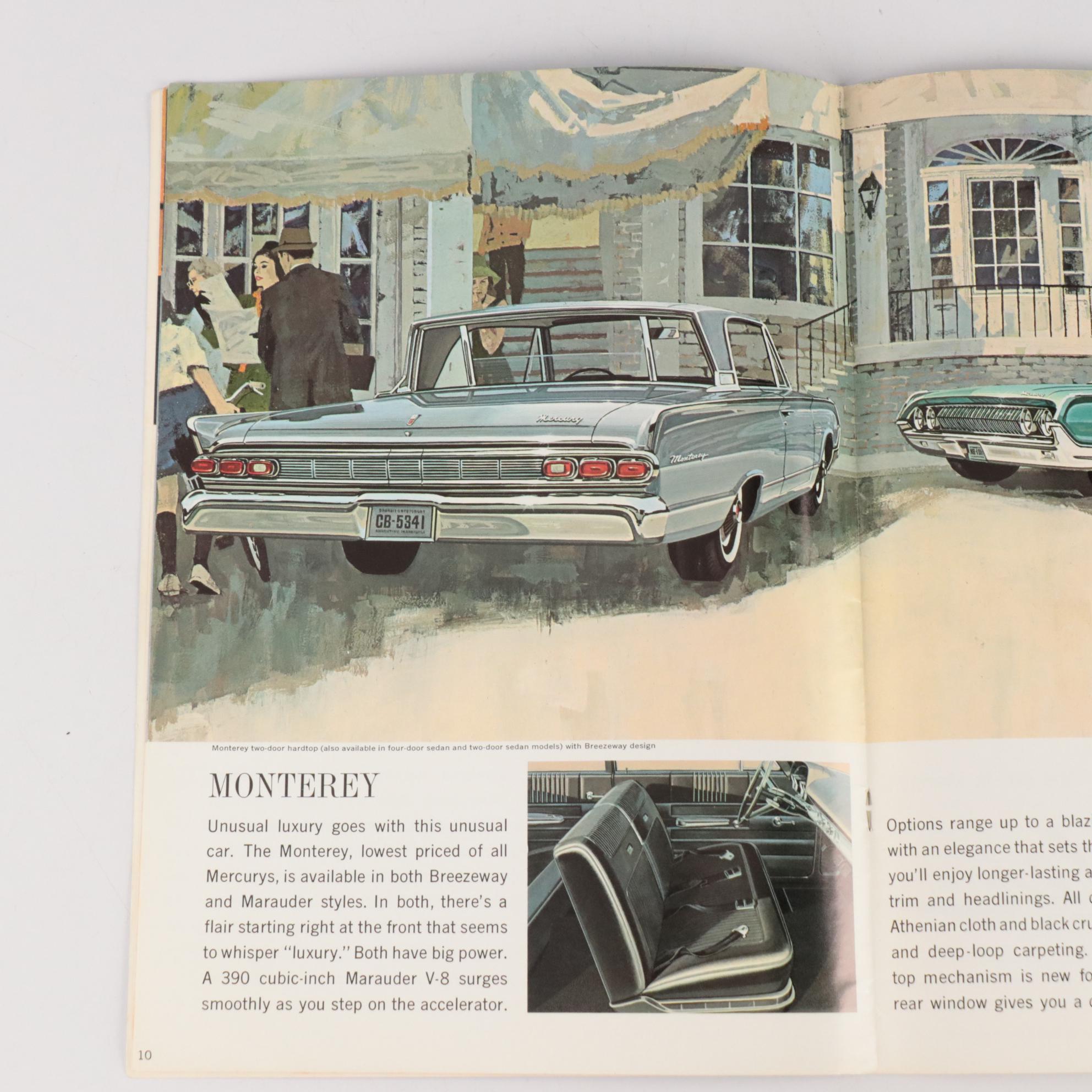 Mercury, Ford, Lincoln and Edsel Automotive Catalogs, Advertisements and More