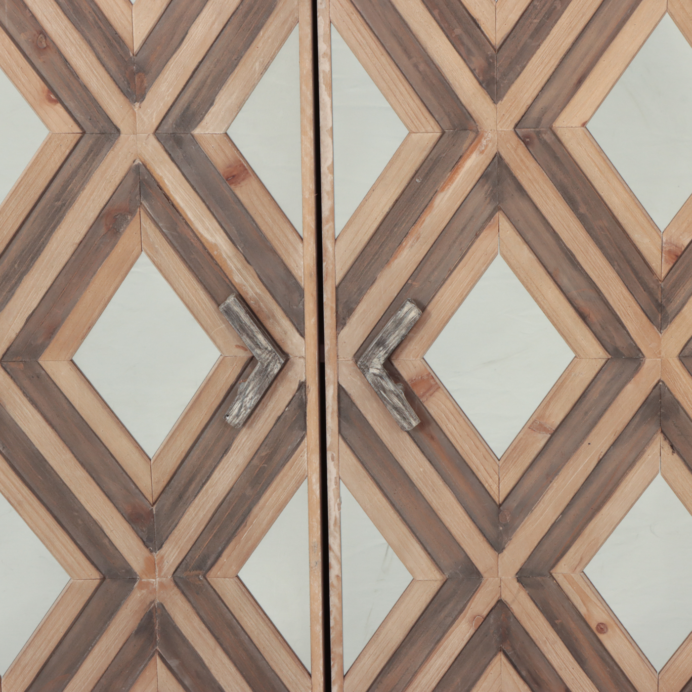 Uttermost "Tahira" Mirrored Wood Accent Pair EBTH