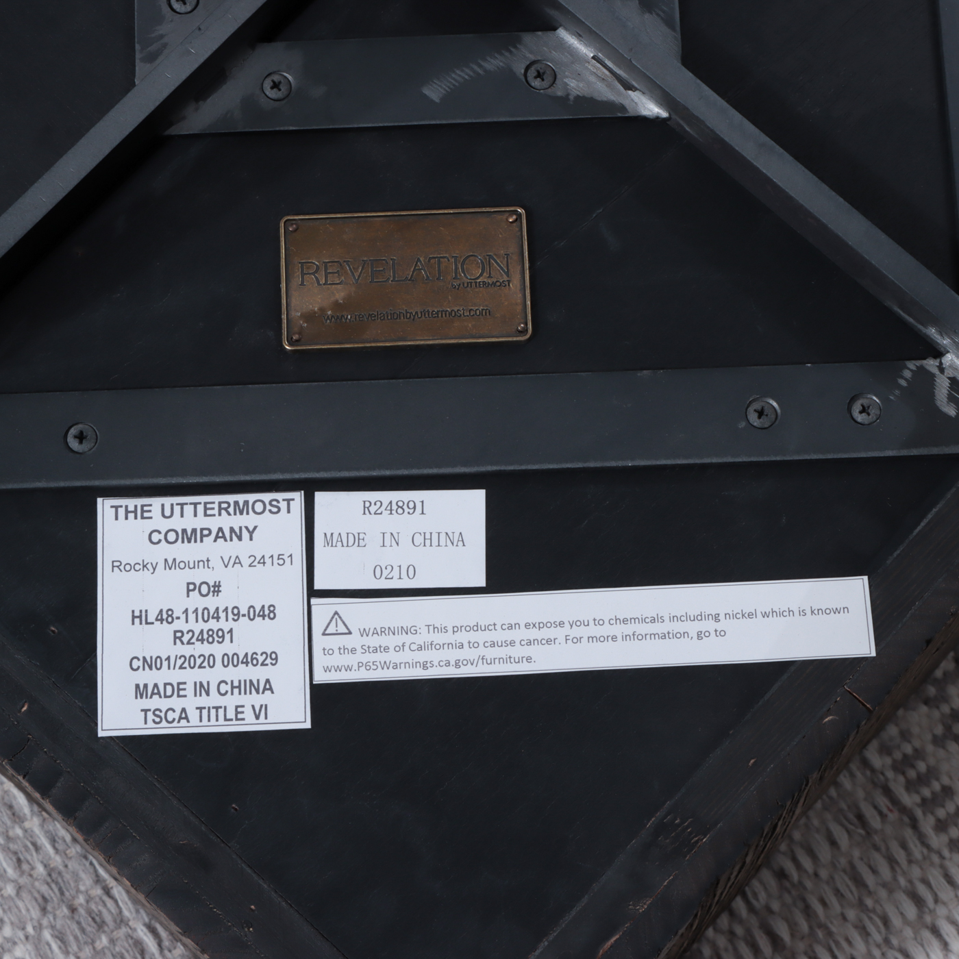 Revelation by Uttermost "Connell" Reclaimed Elm End Tables, Pair