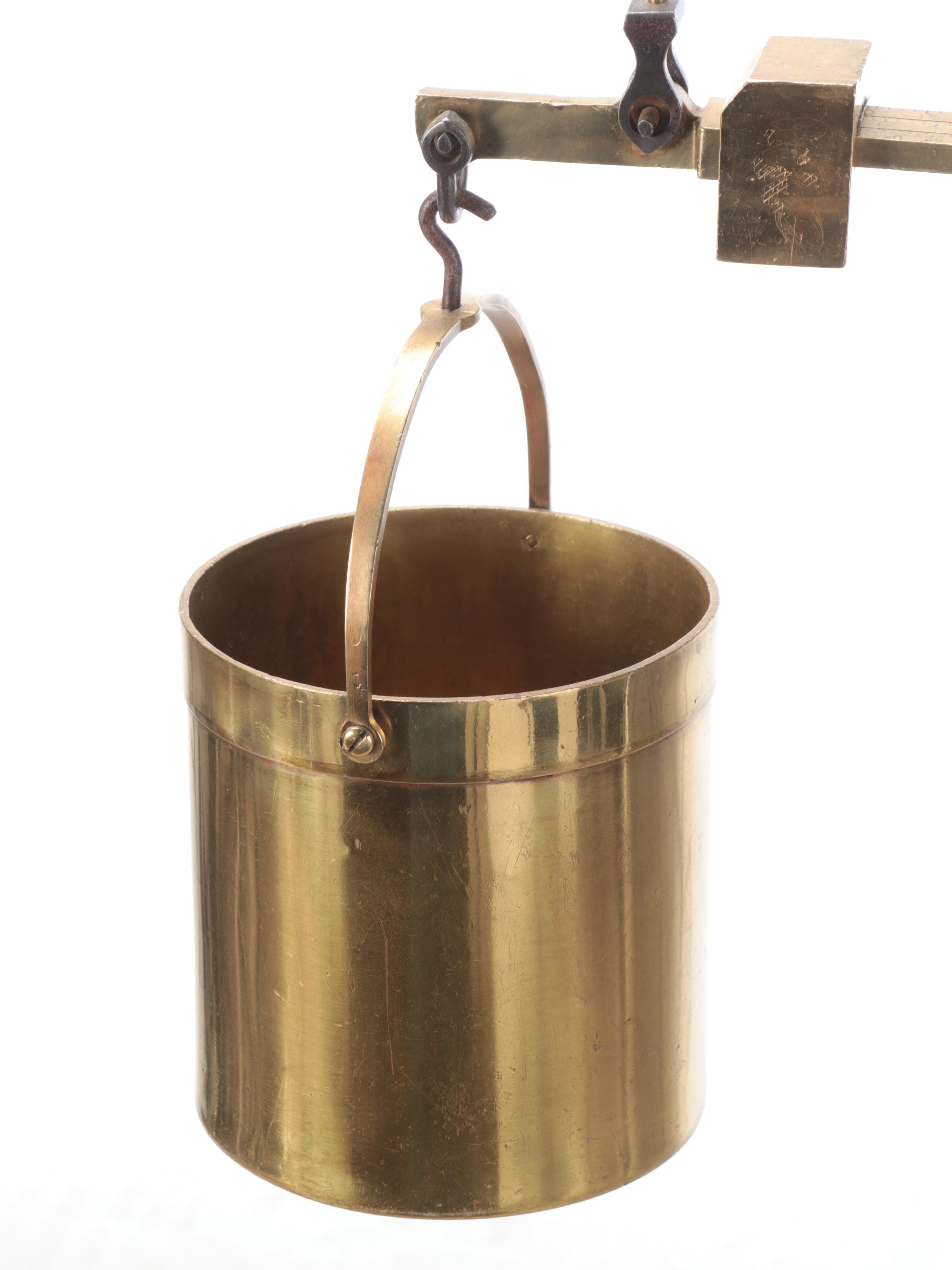 Fairbanks Hanging Brass Chondrometer Grain Scale