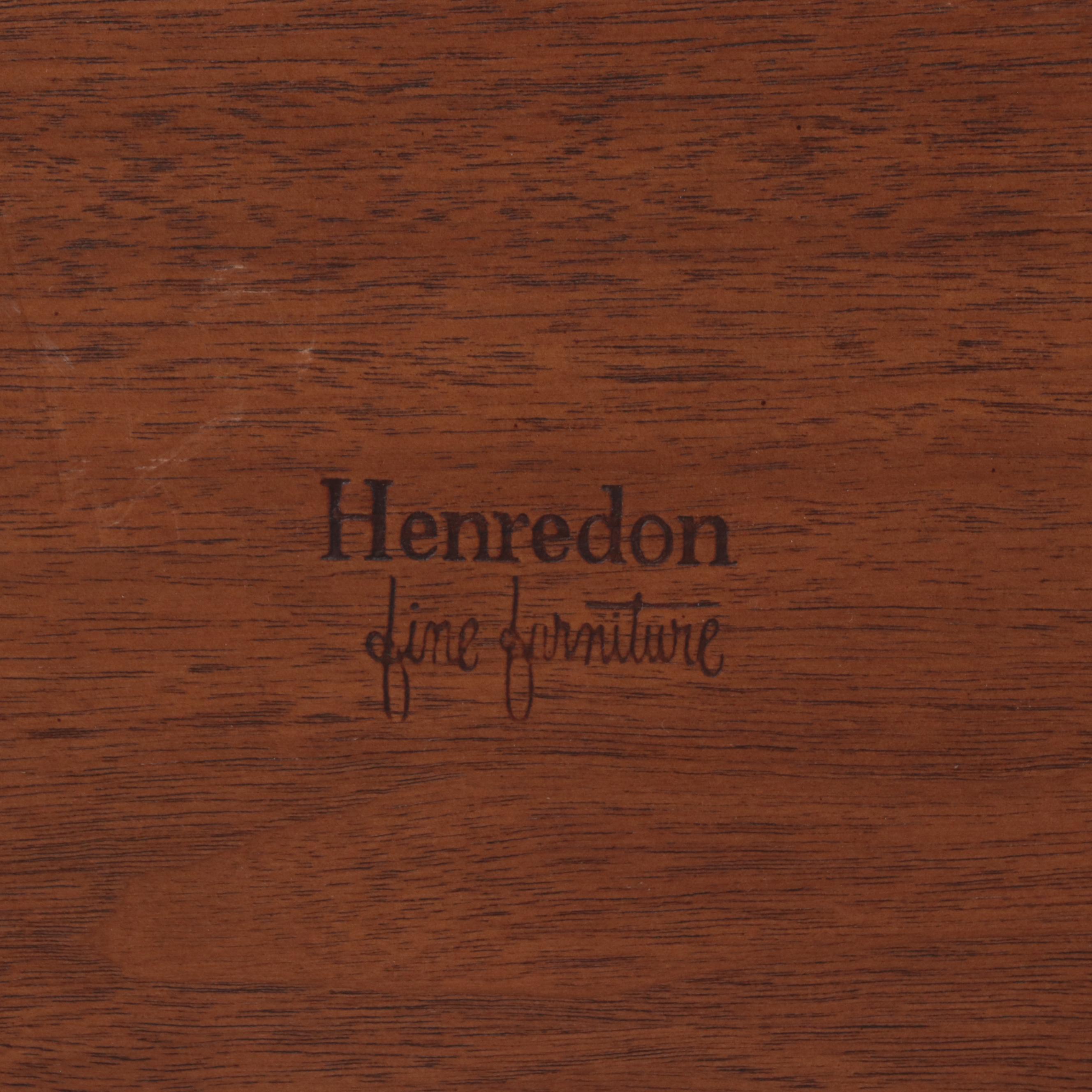 Pair of Henredon Mahogany Twin Bed Frames