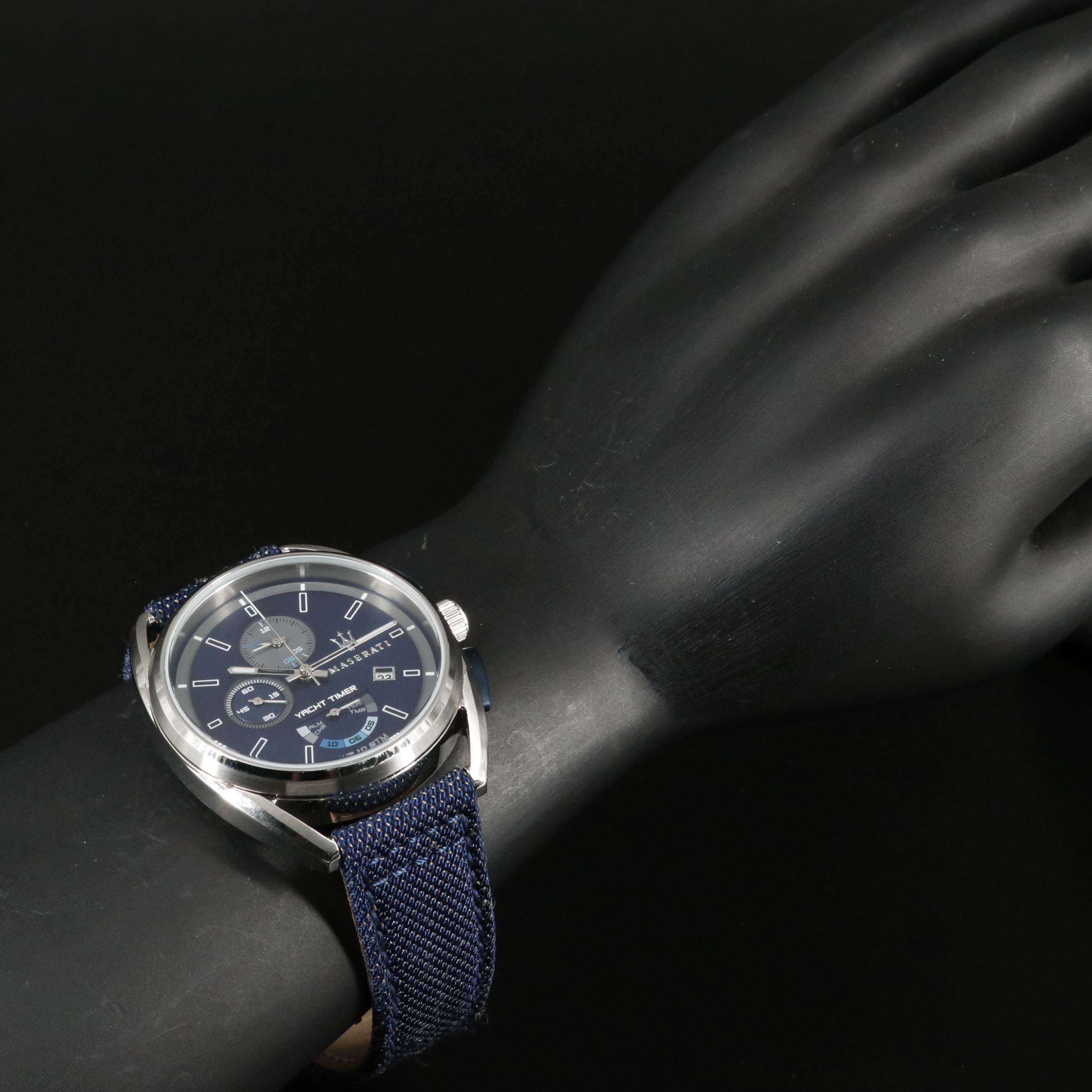Maserati  Trimarano Yacht Timer Blue Dial Watch