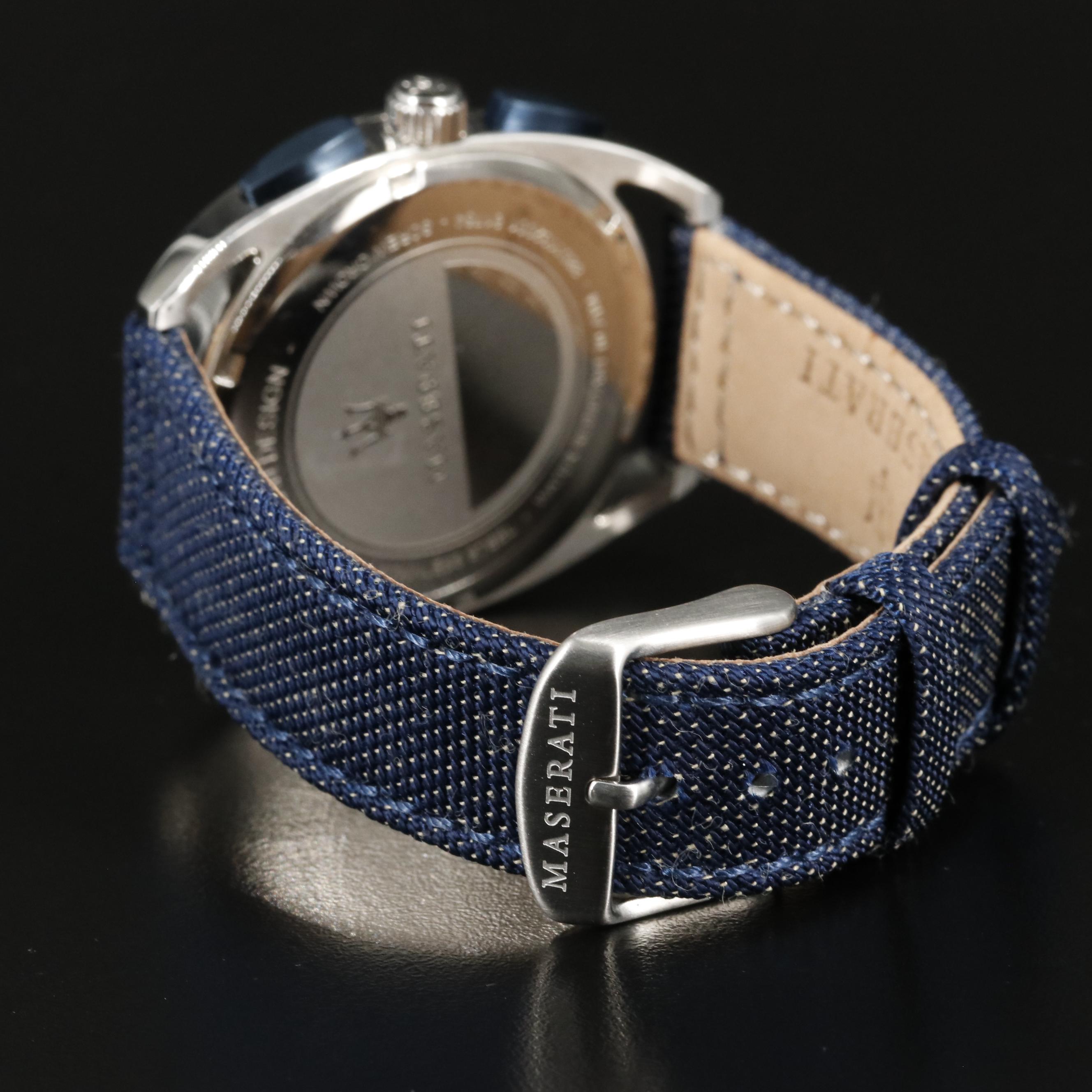 Maserati  Trimarano Yacht Timer Blue Dial Watch