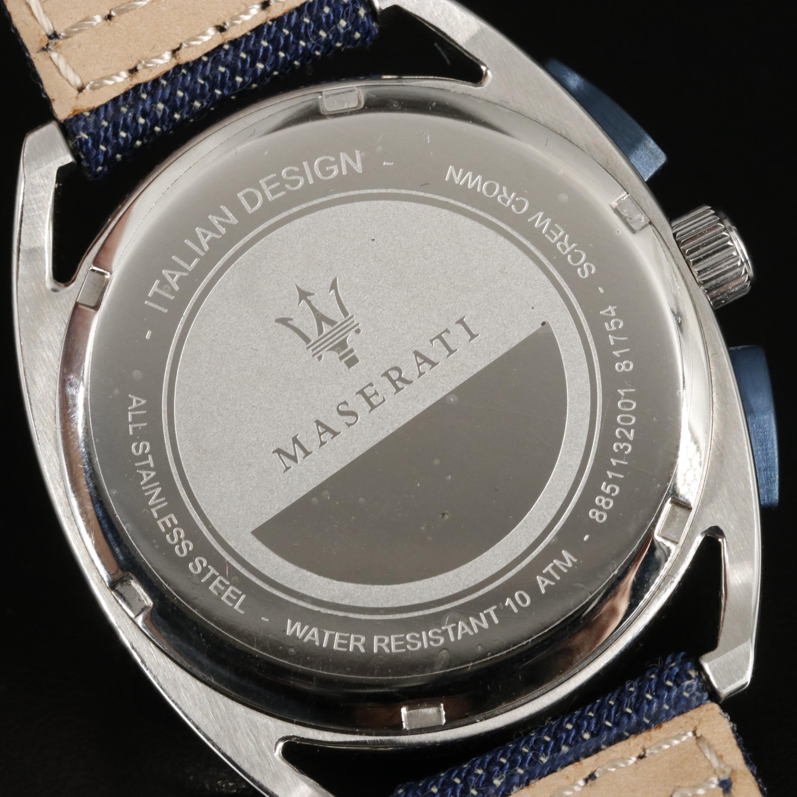Maserati  Trimarano Yacht Timer Blue Dial Watch