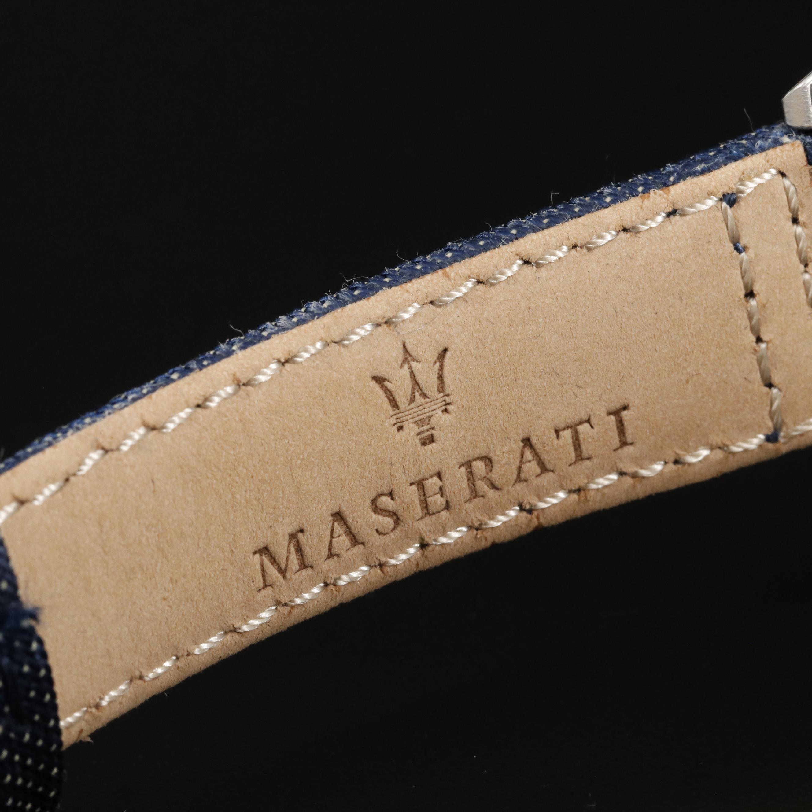 Maserati  Trimarano Yacht Timer Blue Dial Watch