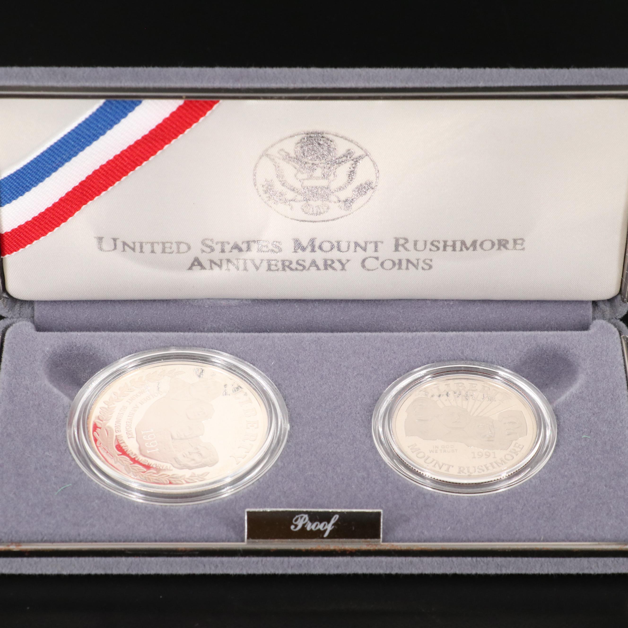 Twelve Modern Proof Commemorative Silver Dollars