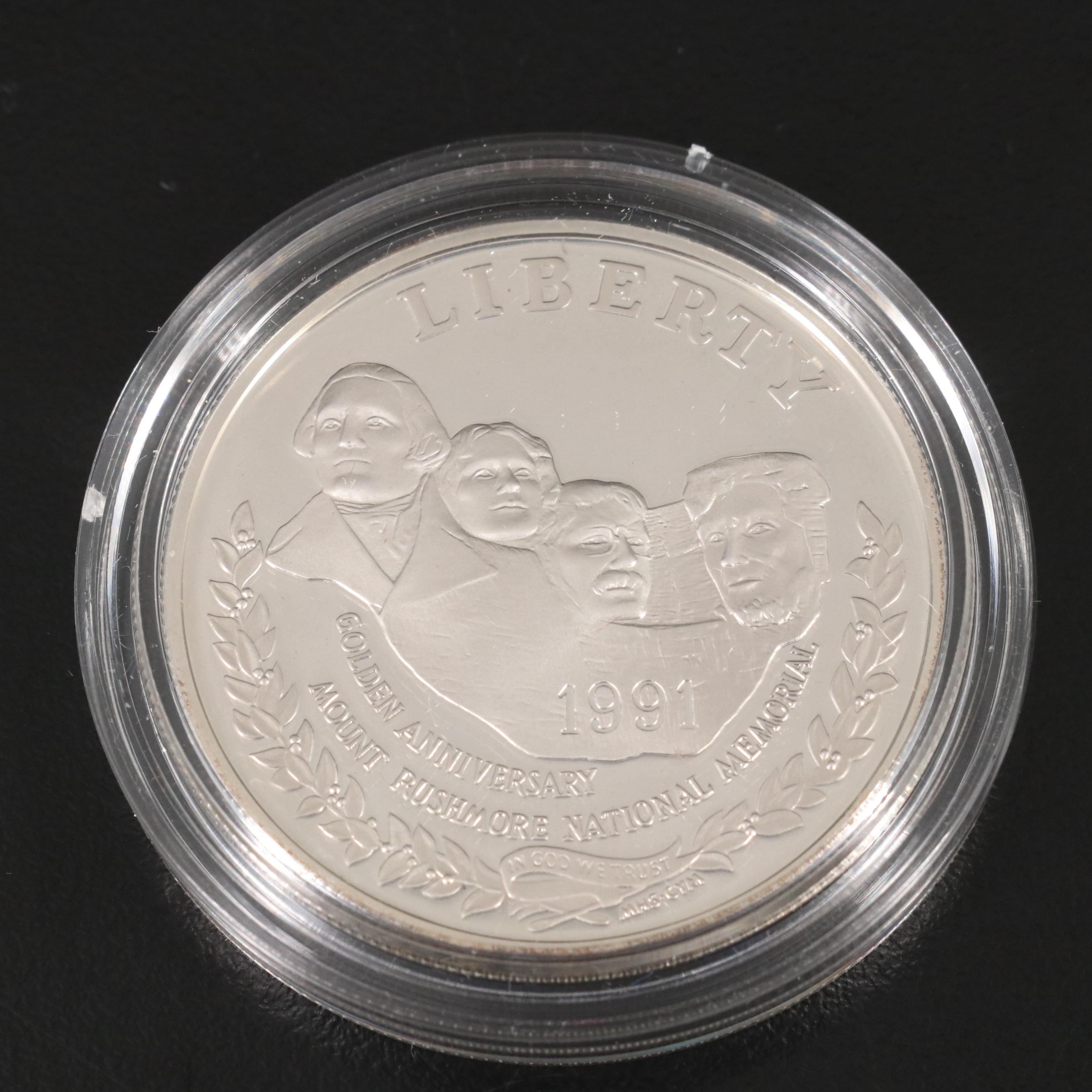 Twelve Modern Proof Commemorative Silver Dollars