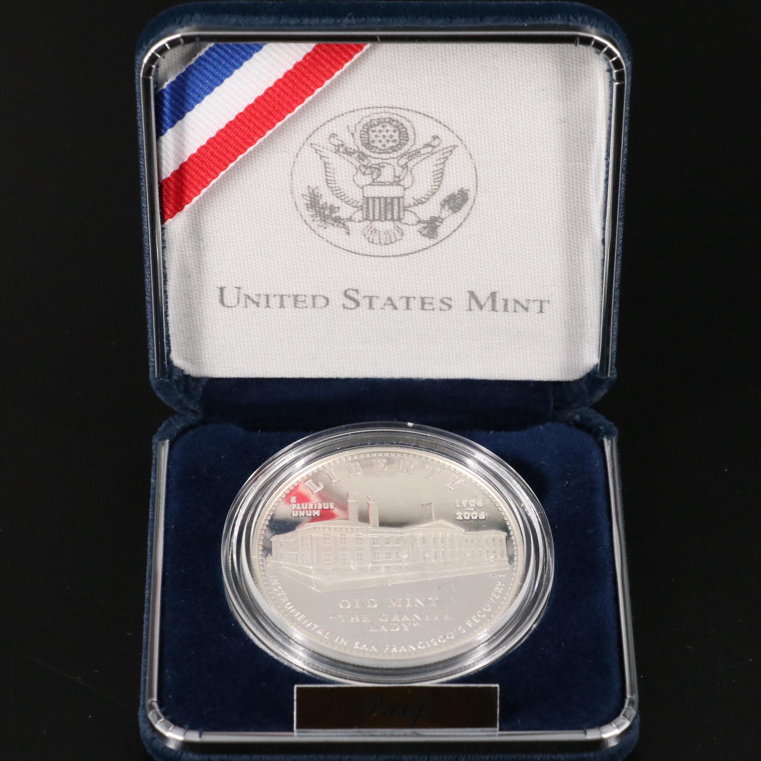 Twelve Modern Proof Commemorative Silver Dollars