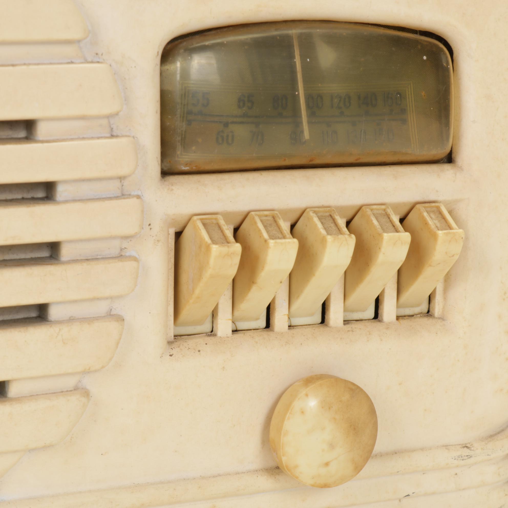 Philco Model 60 Cathedral Radio with Belmont Radio, Mid 20th Century