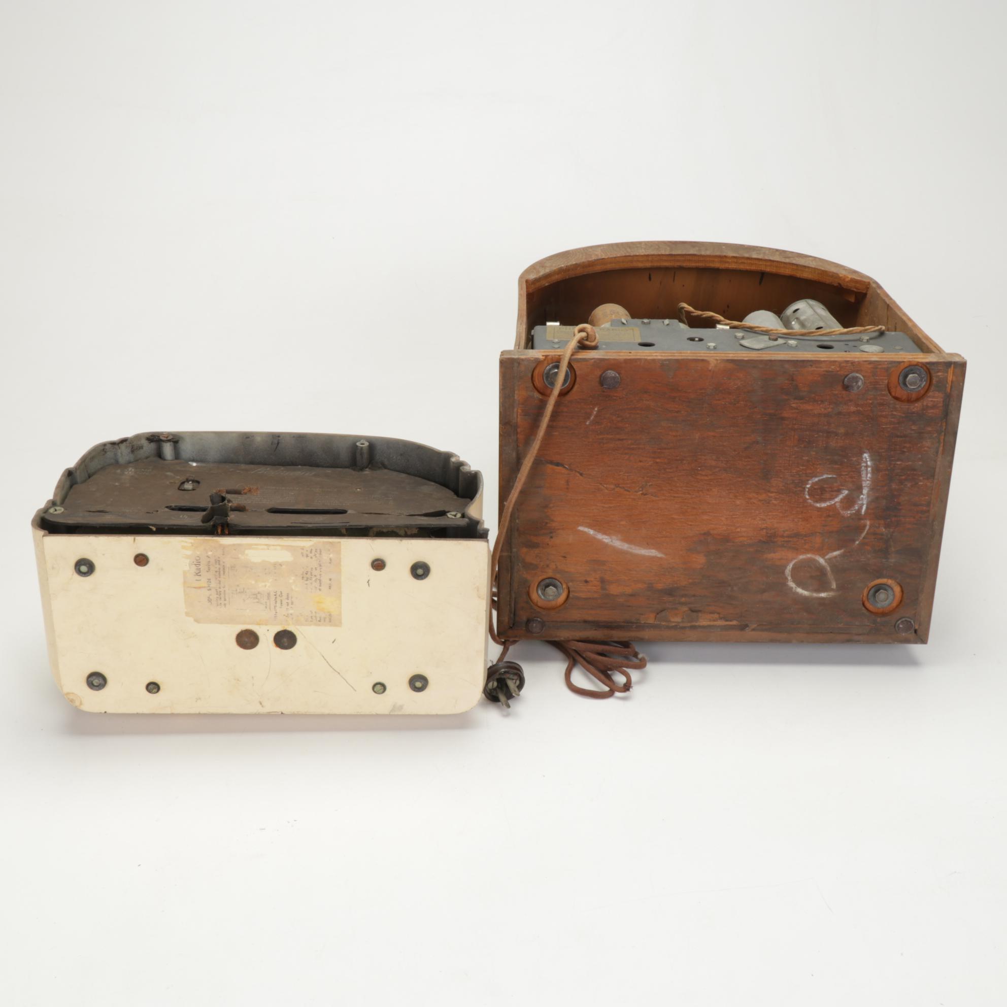 Philco Model 60 Cathedral Radio with Belmont Radio, Mid 20th Century