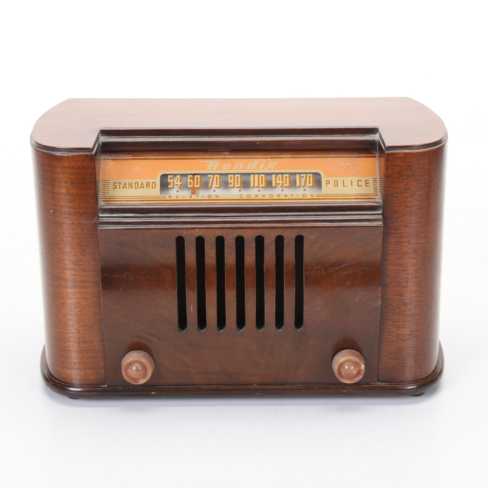 Philco 41-245 and Bendix 0526E Tube Radios, Mid 20th Century