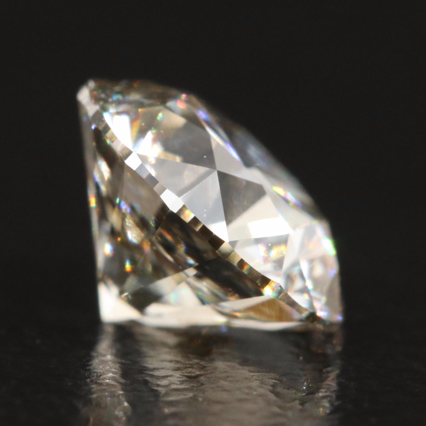 Loose 1.26 CT (Origin Undetermined) Faint Brown Diamond