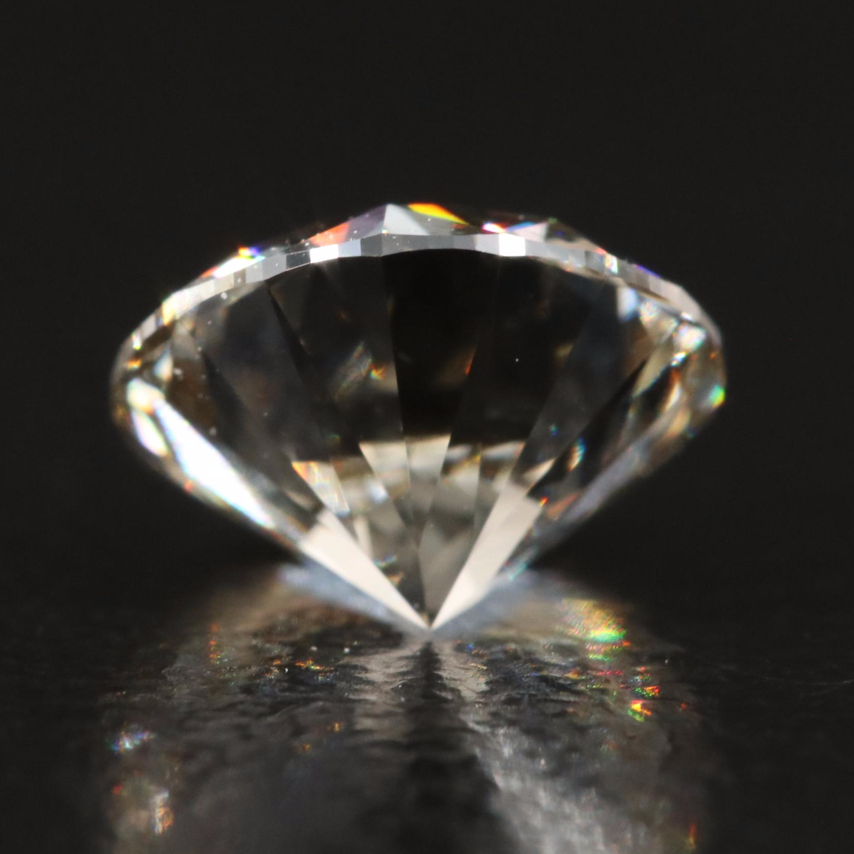 Loose 1.26 CT (Origin Undetermined) Faint Brown Diamond