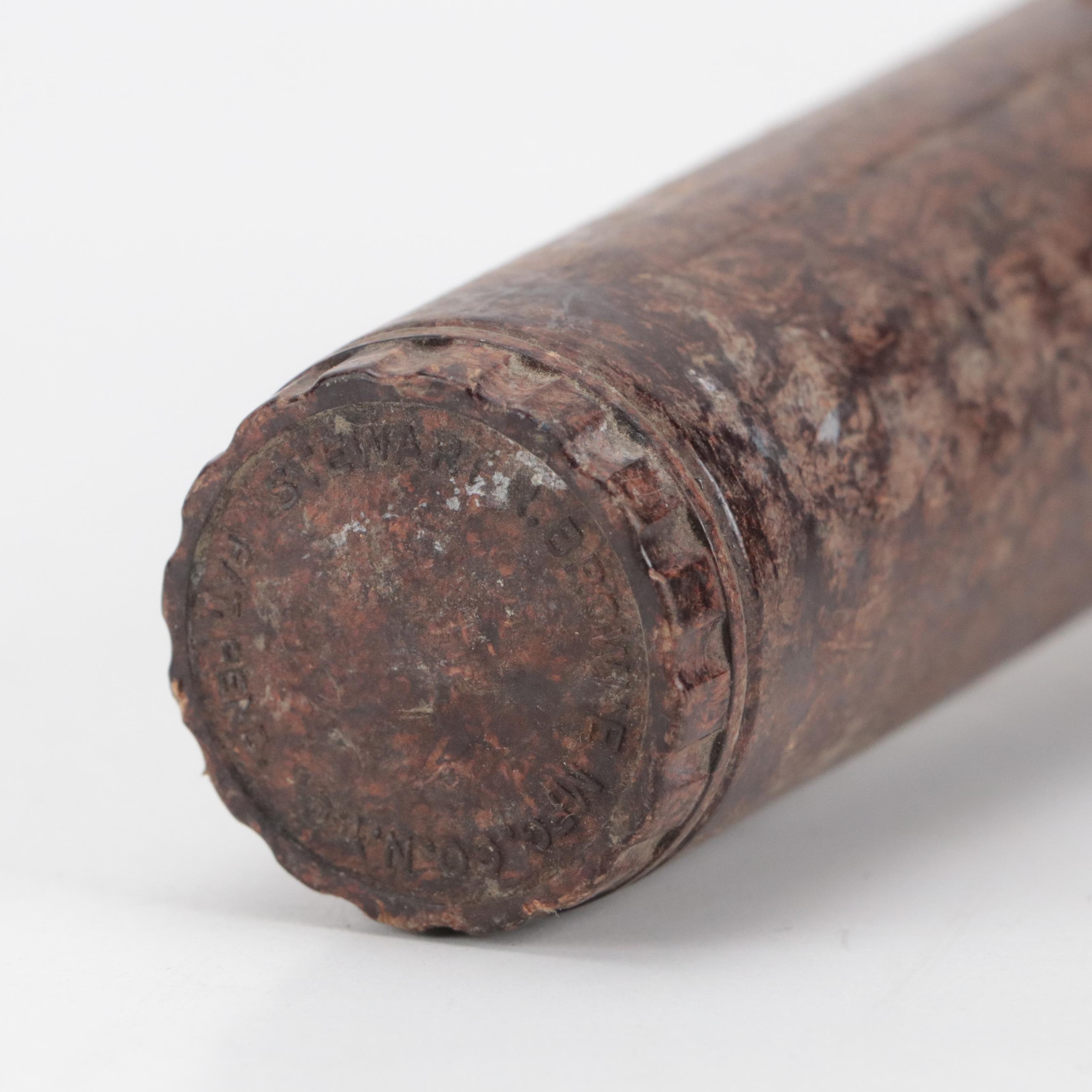 Antique Spyglass Telescope with Additional Lens and Flashlight