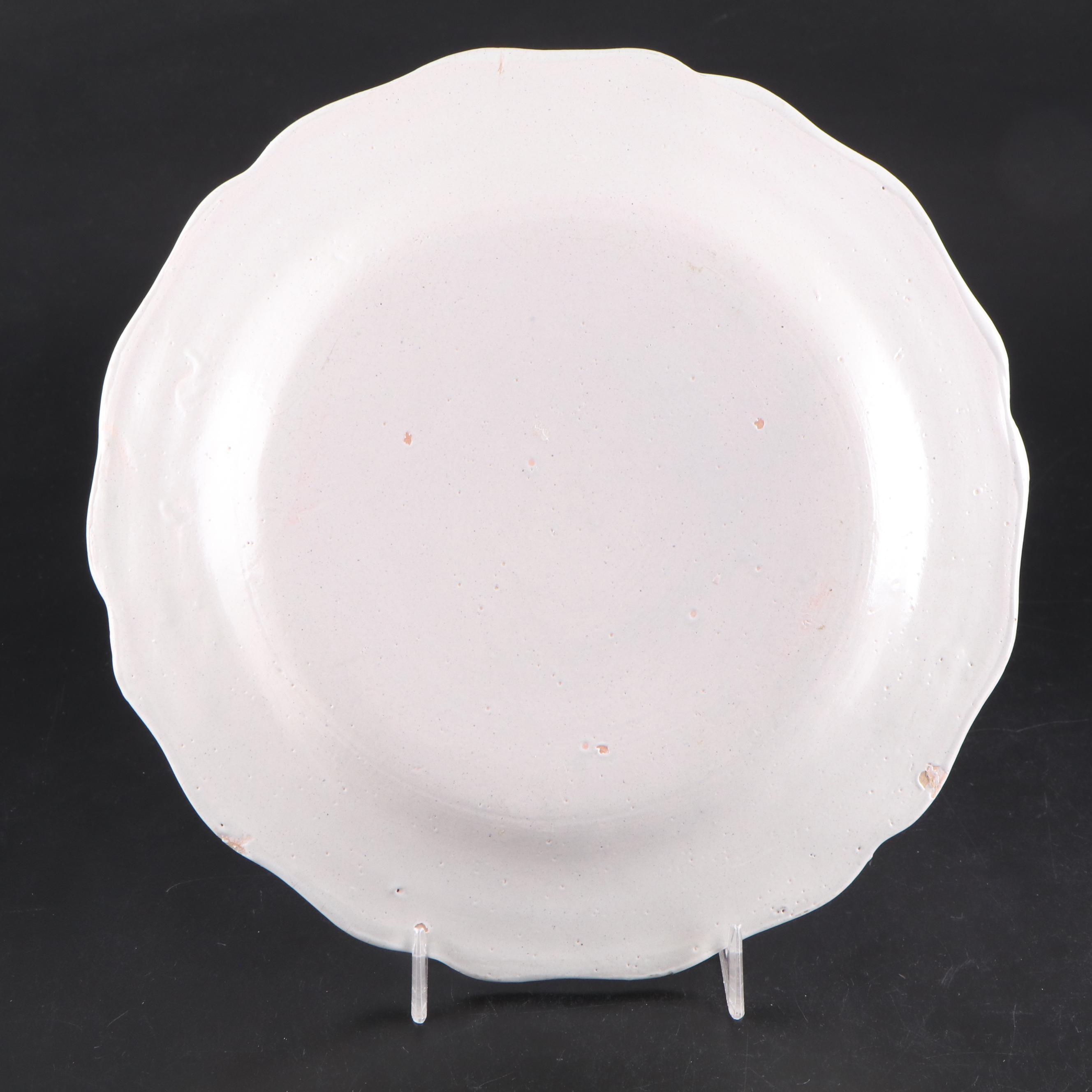 Henriot Faïence Plates and Wall Pocket with Other 19th Century Quimper Plates