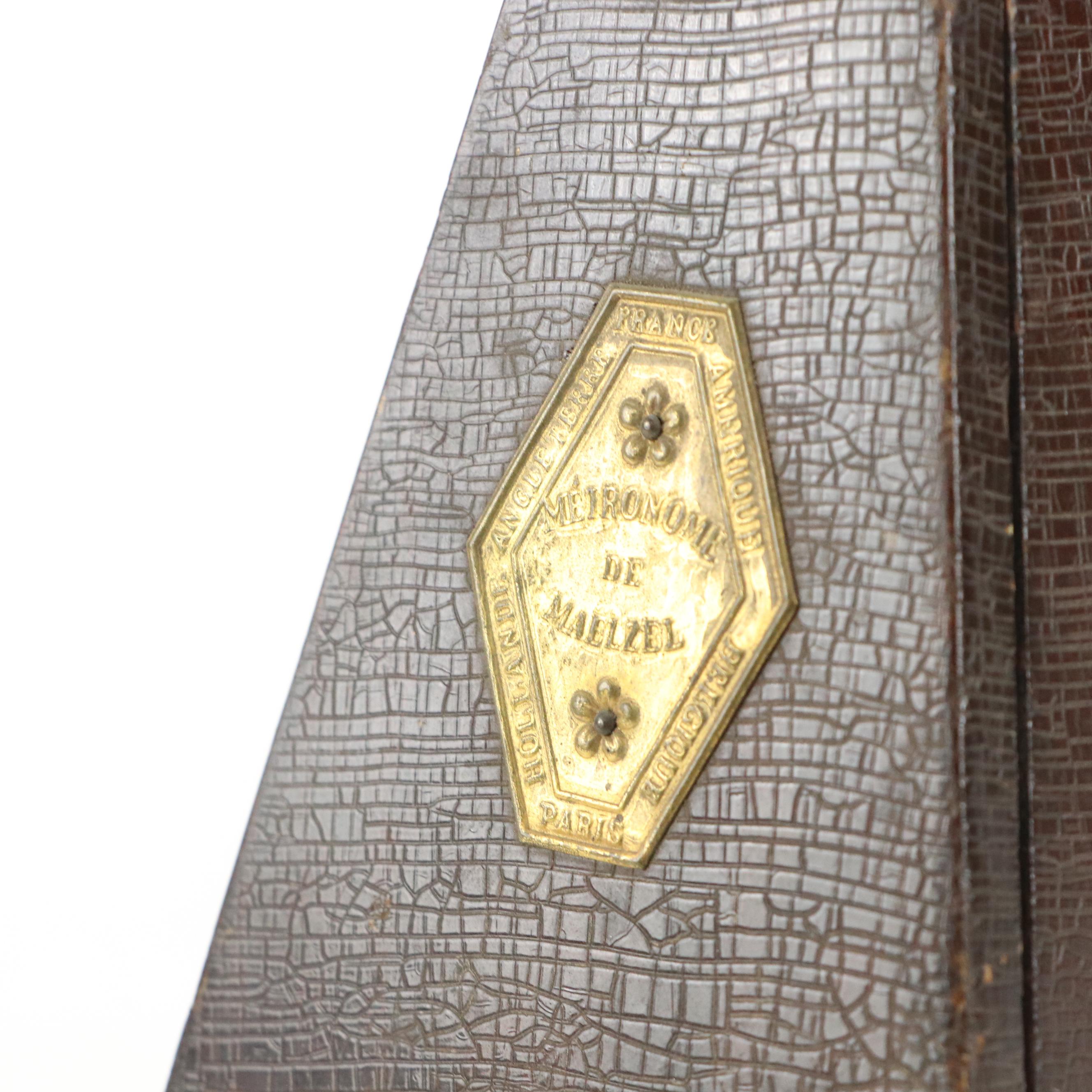 Maelzel Wood Metronome with Playing Card Motif Wood Card Holder and More