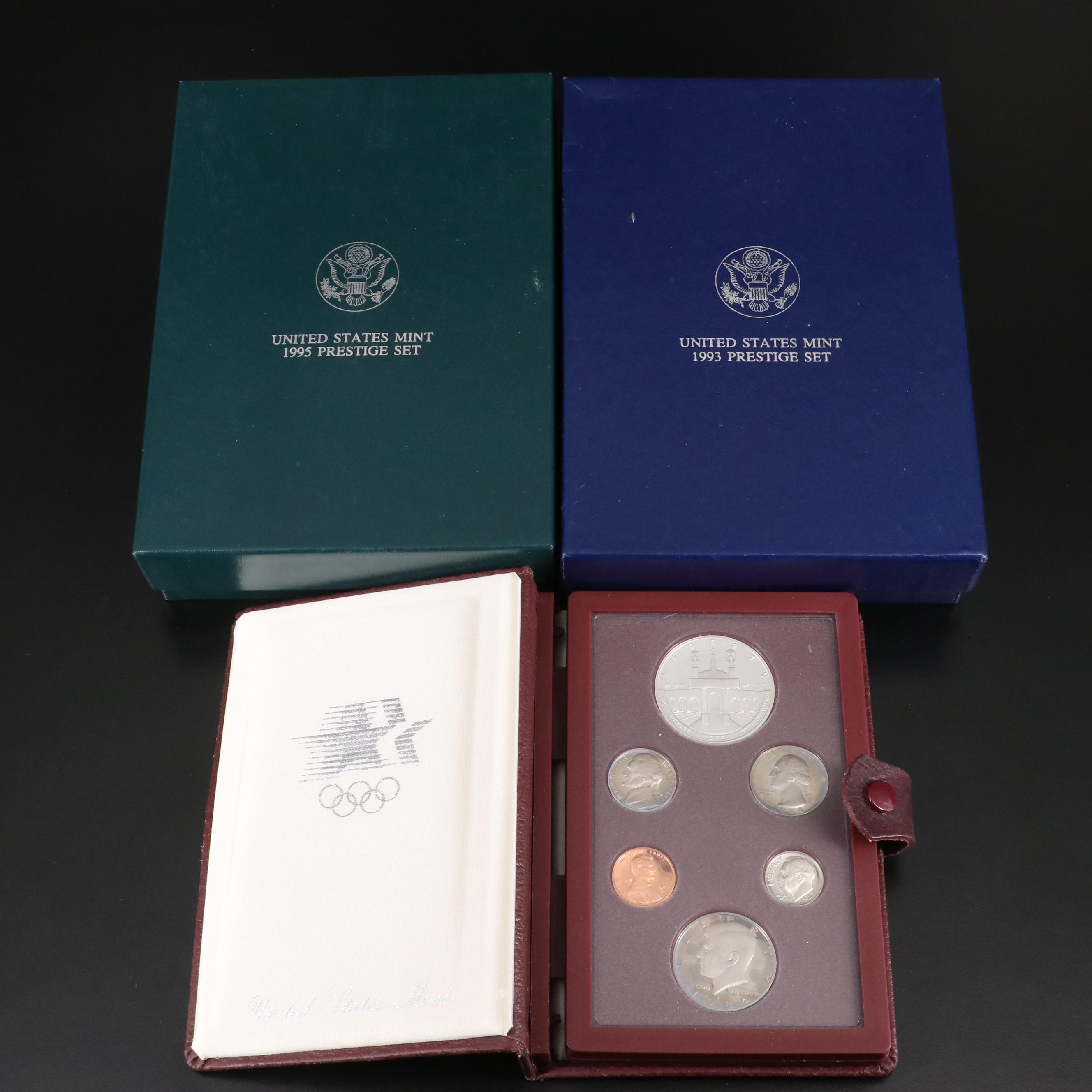 Three U.S. Mint Prestige Proof Sets