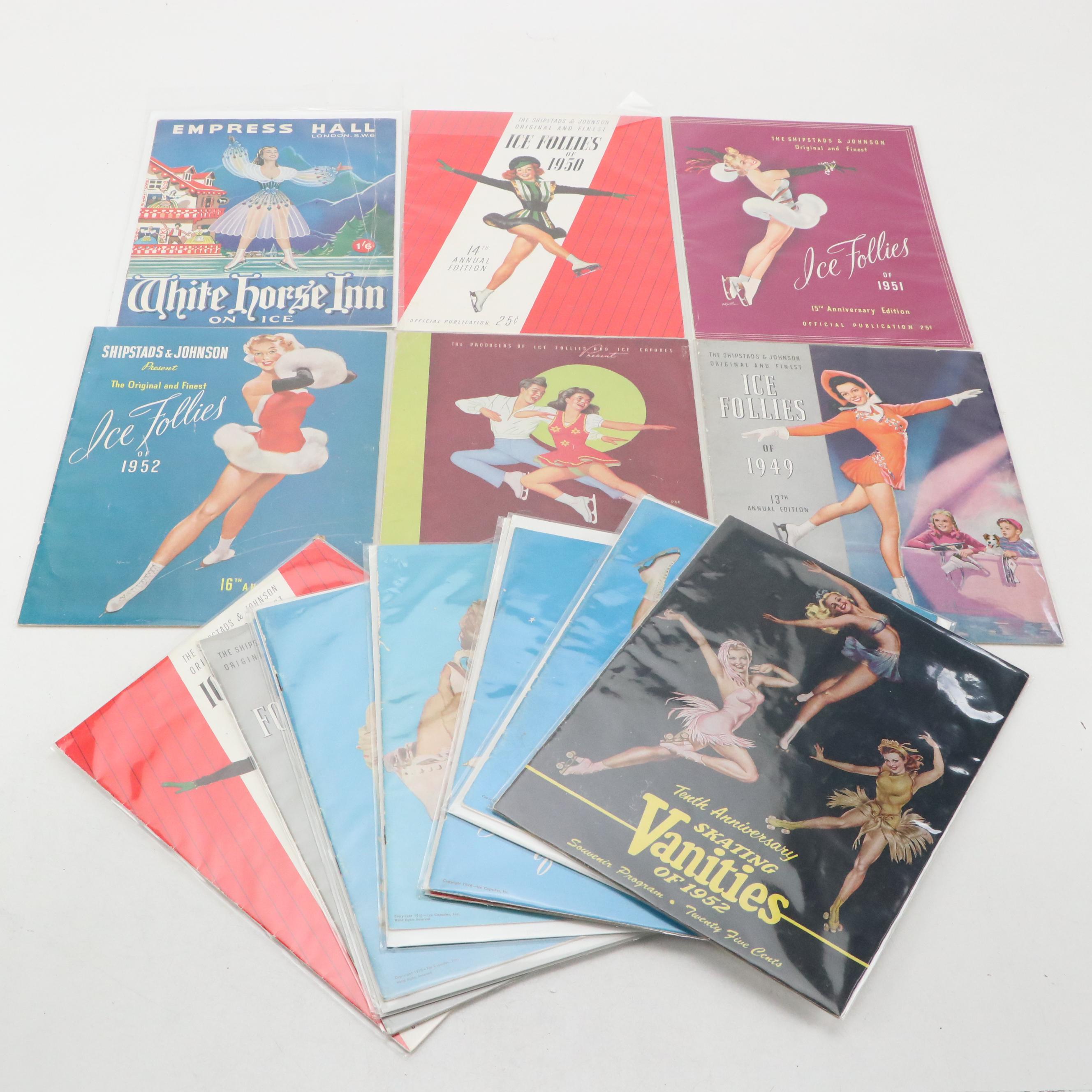 "Ice Follies," "Ice Capades," "Skating Vanities" and More Programs, Mid