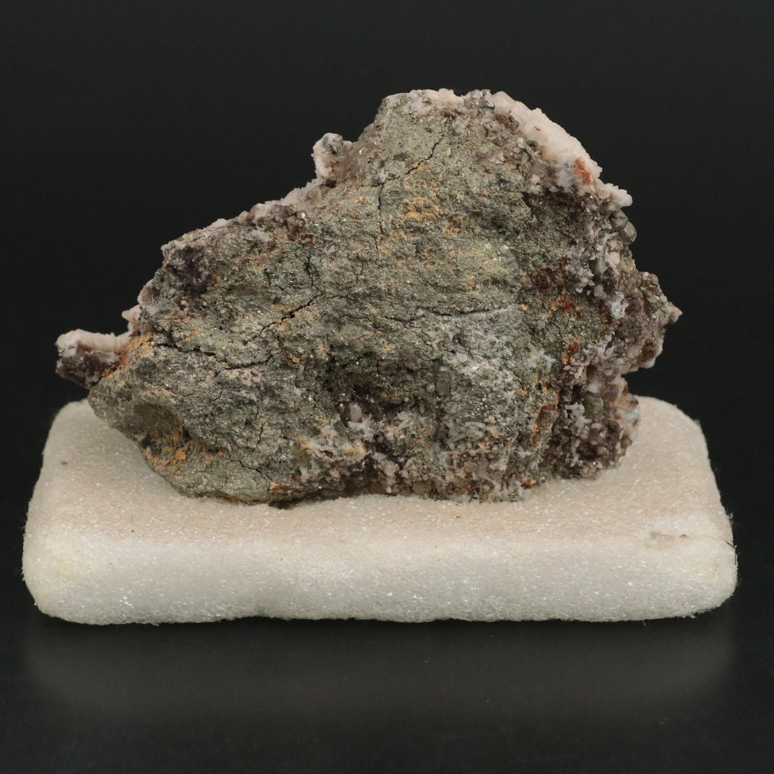 Calcite and Pyrite Cluster Mineral Specimen