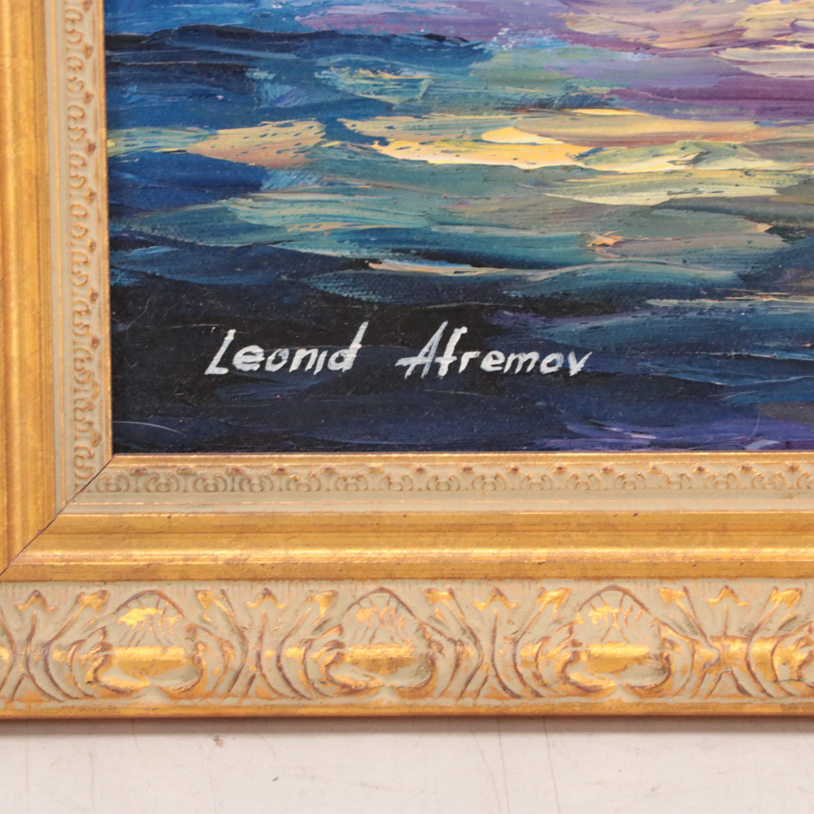 Leonid Afremov  Oil Painting "Gorgeous Range"