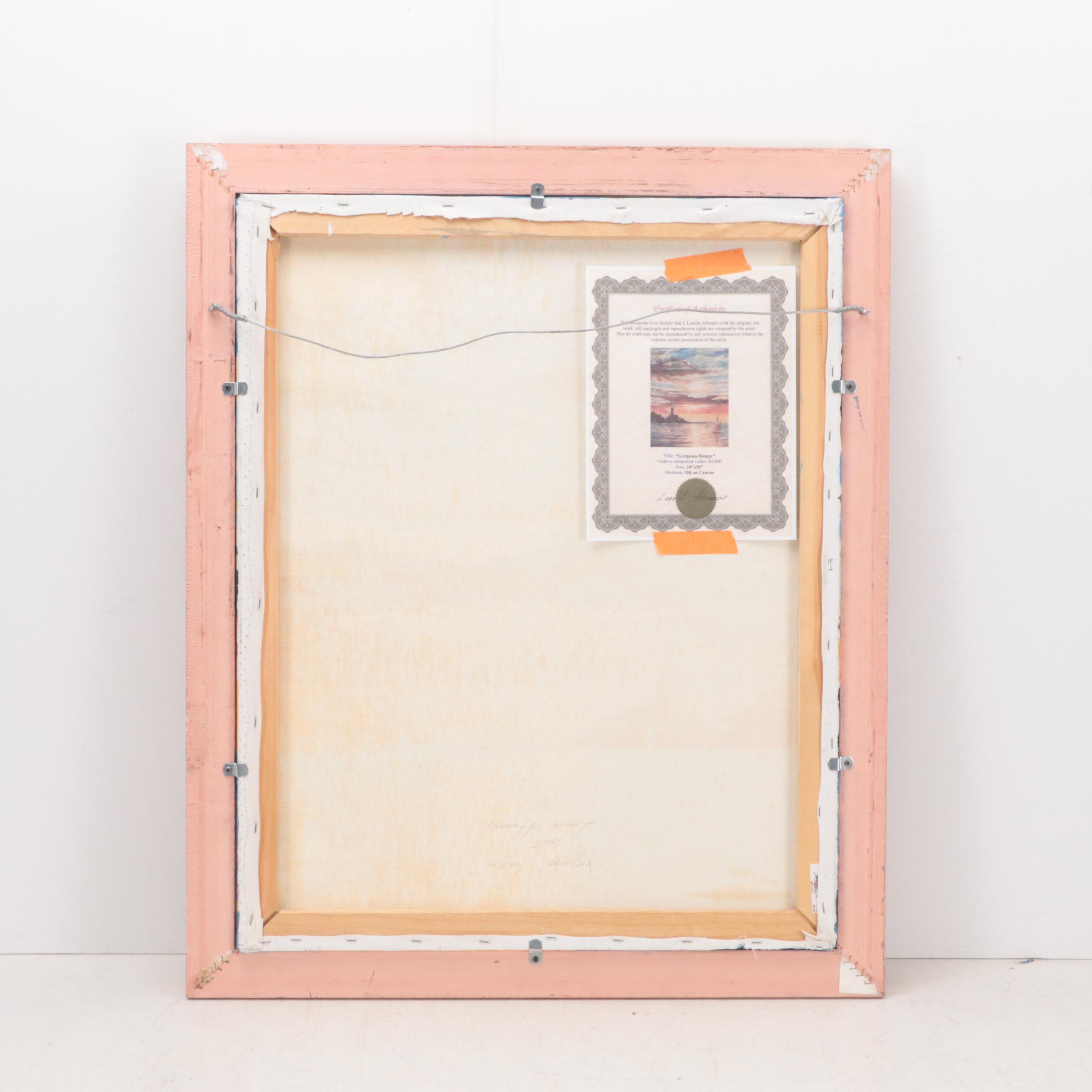 Leonid Afremov  Oil Painting "Gorgeous Range"