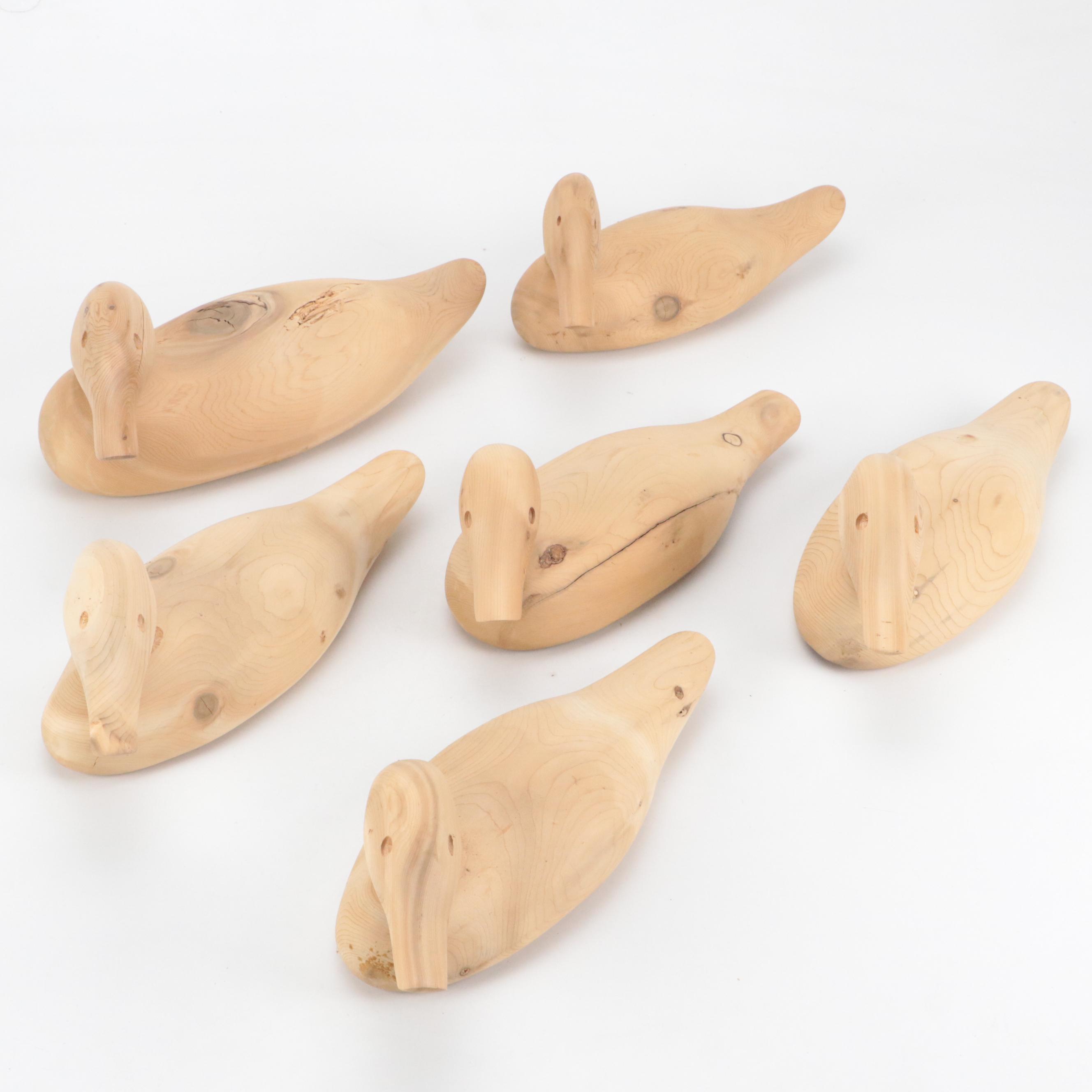 Unfinished Wood Duck Figurine Blanks | EBTH