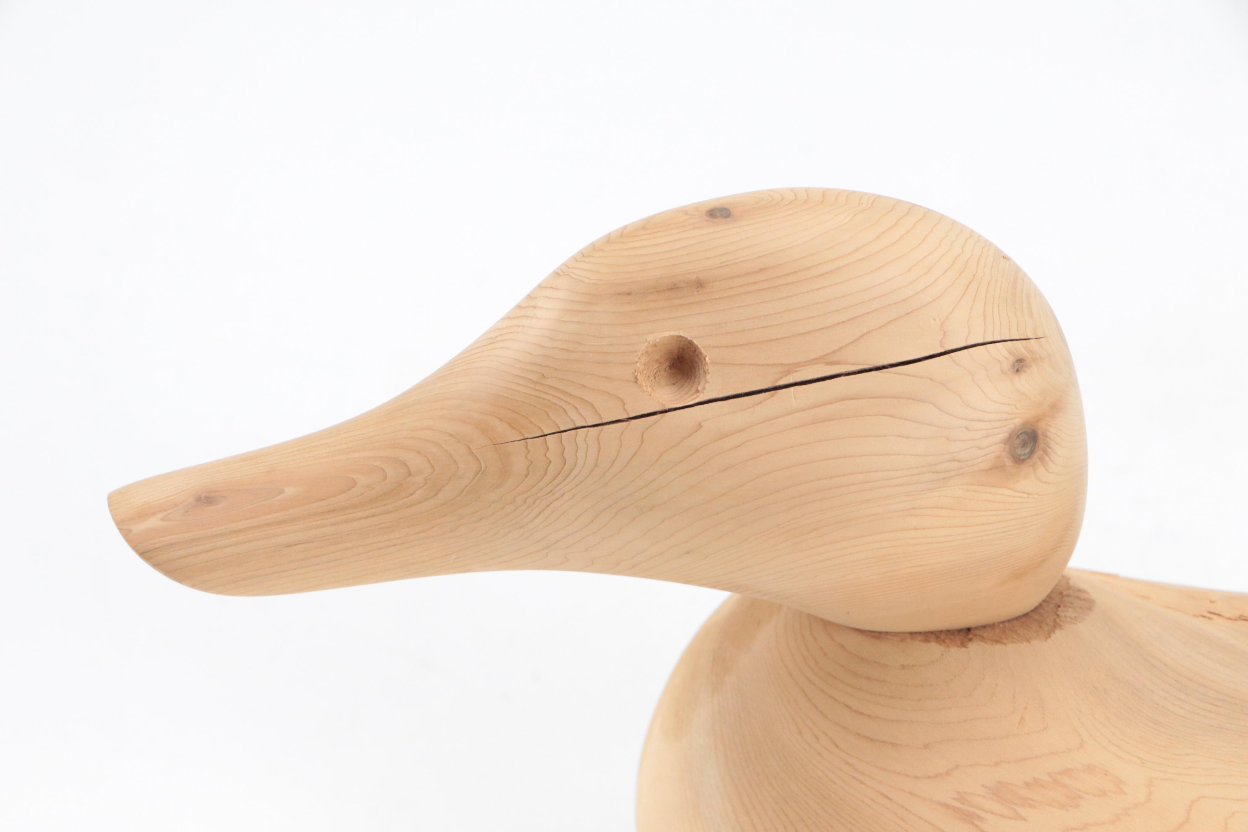 Unfinished Wood Duck Figurine Blanks
