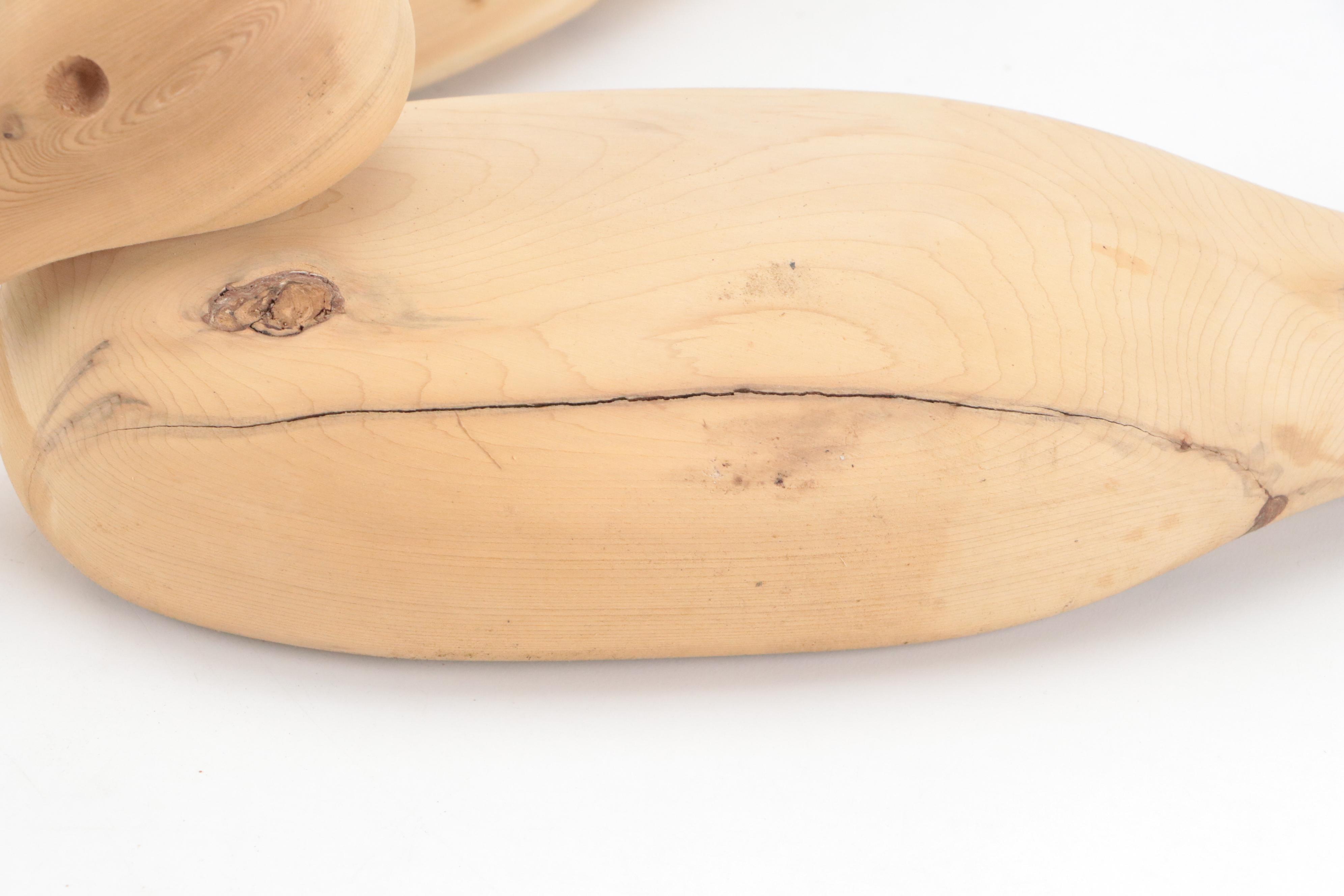 Unfinished Wood Duck Figurine Blanks