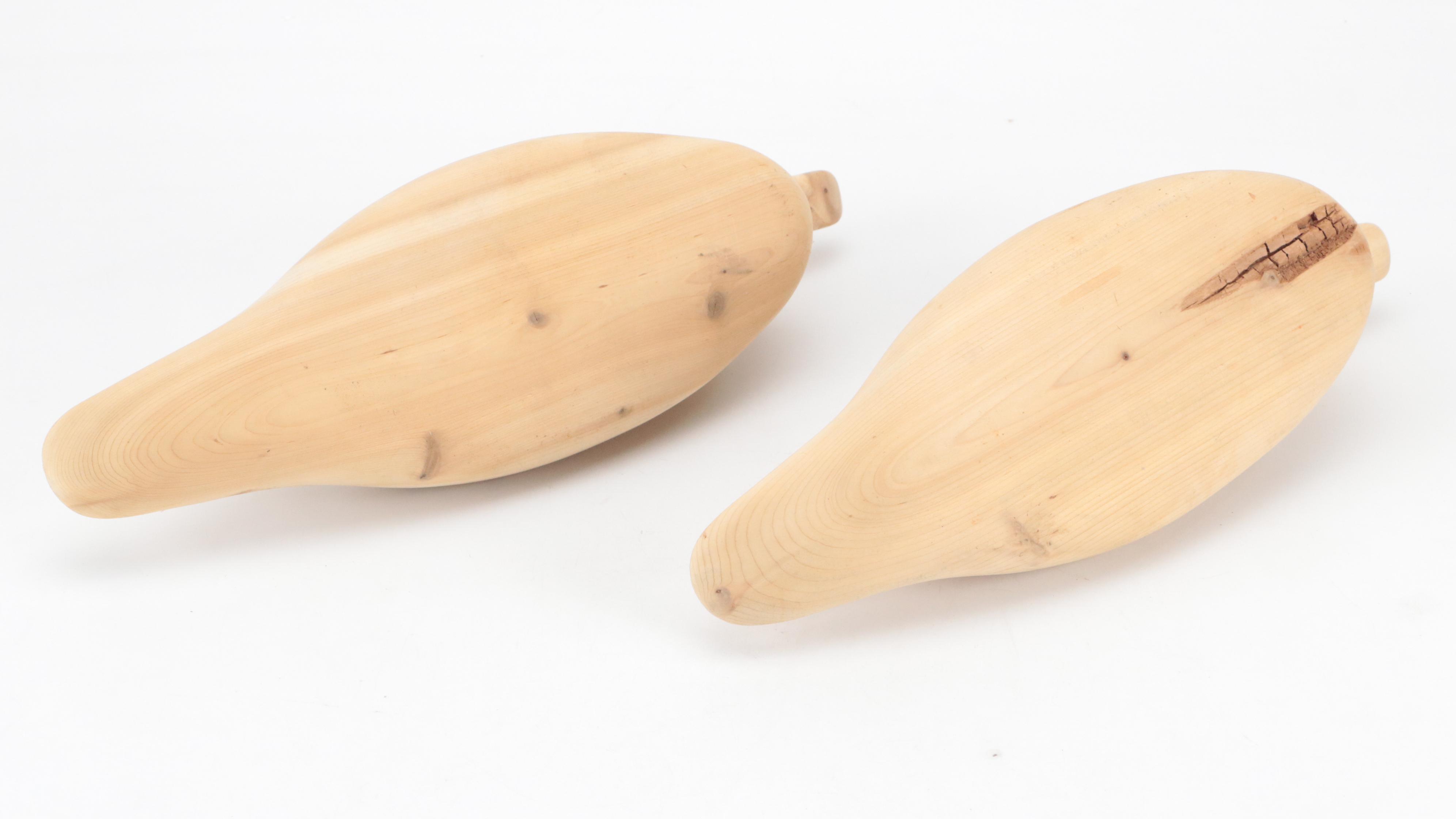 Unfinished Wood Duck Figurine Blanks