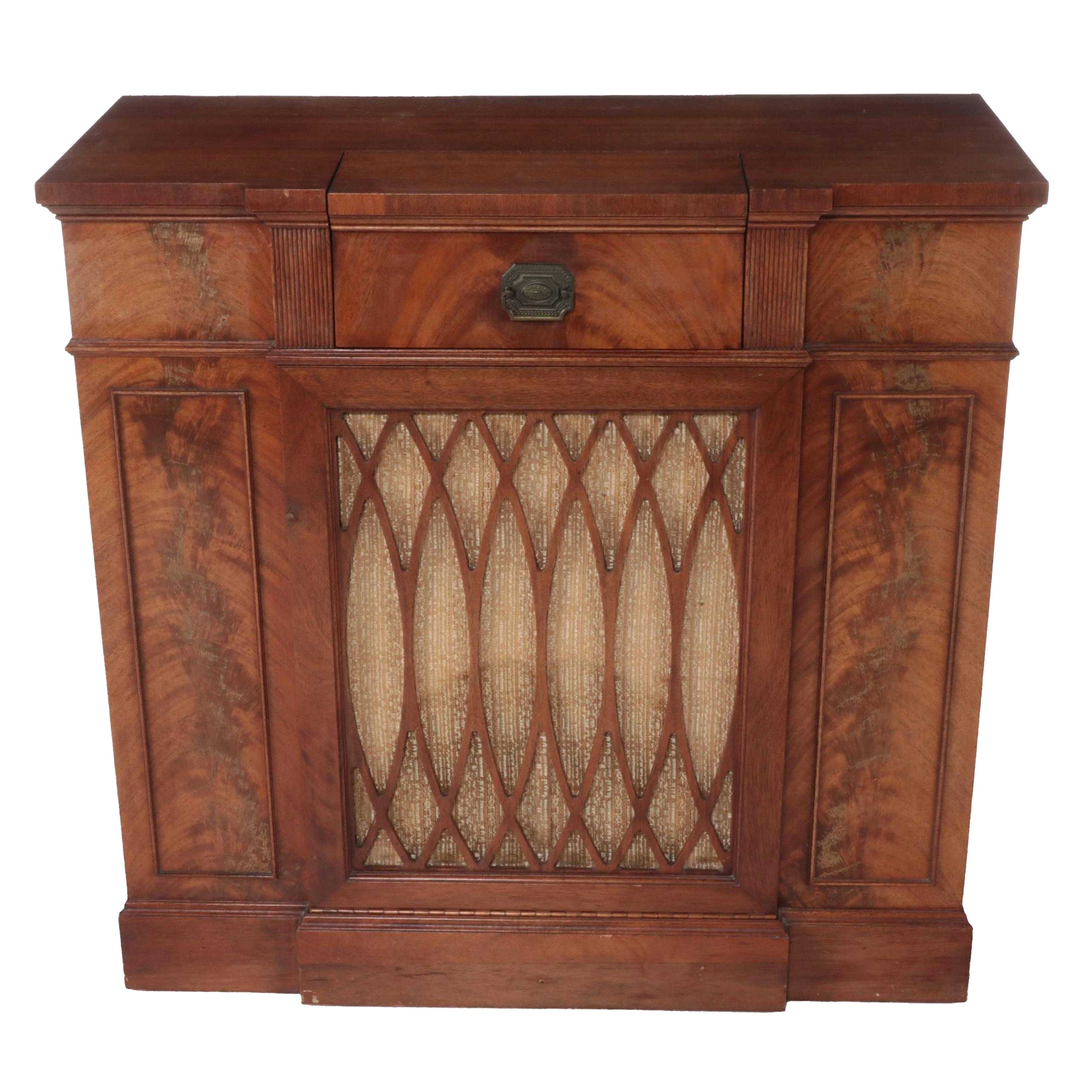 Philco "Model 48-1274" Federal Style Mahogany Stereo with Phonograph, circa 1948