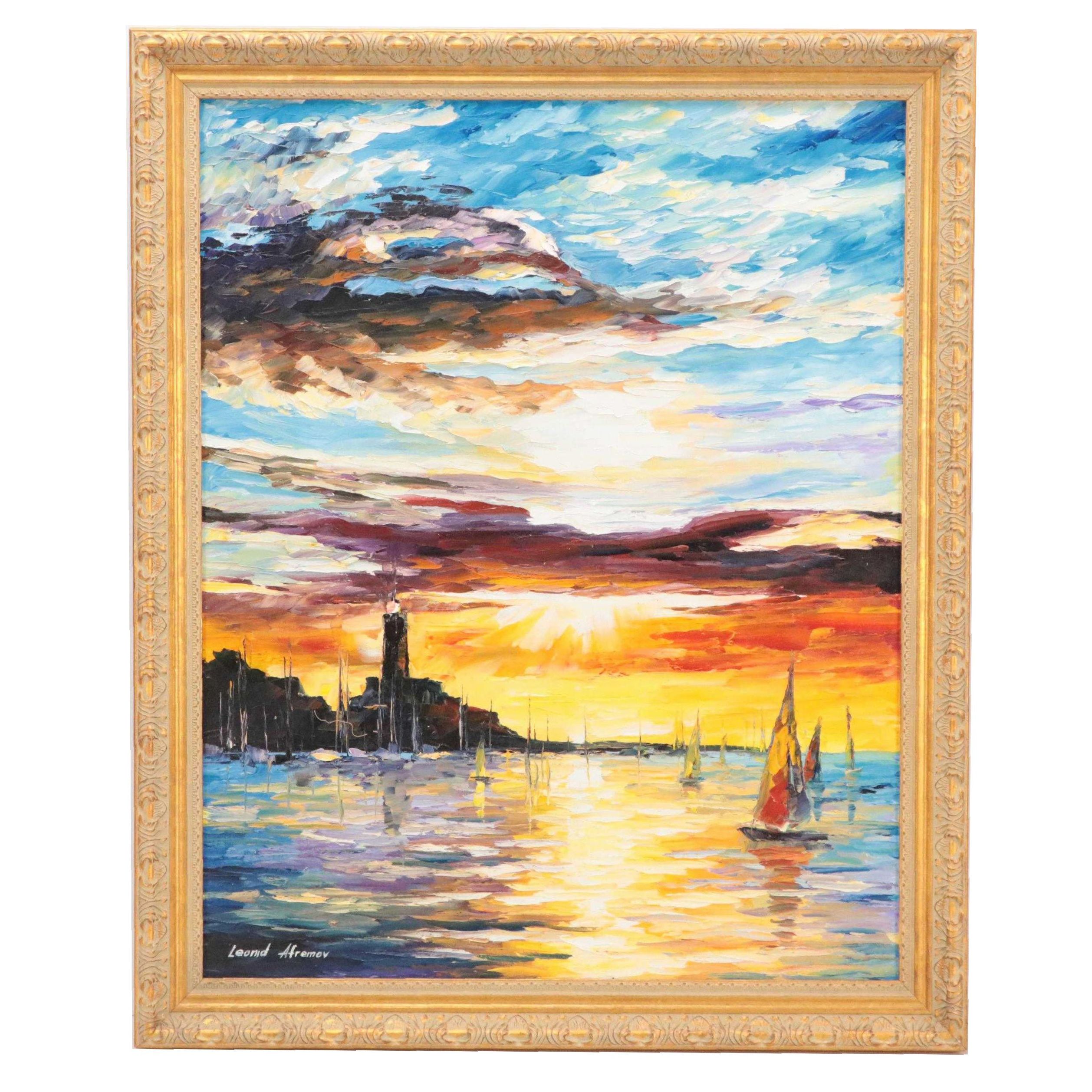 Leonid Afremov  Oil Painting "Gorgeous Range"