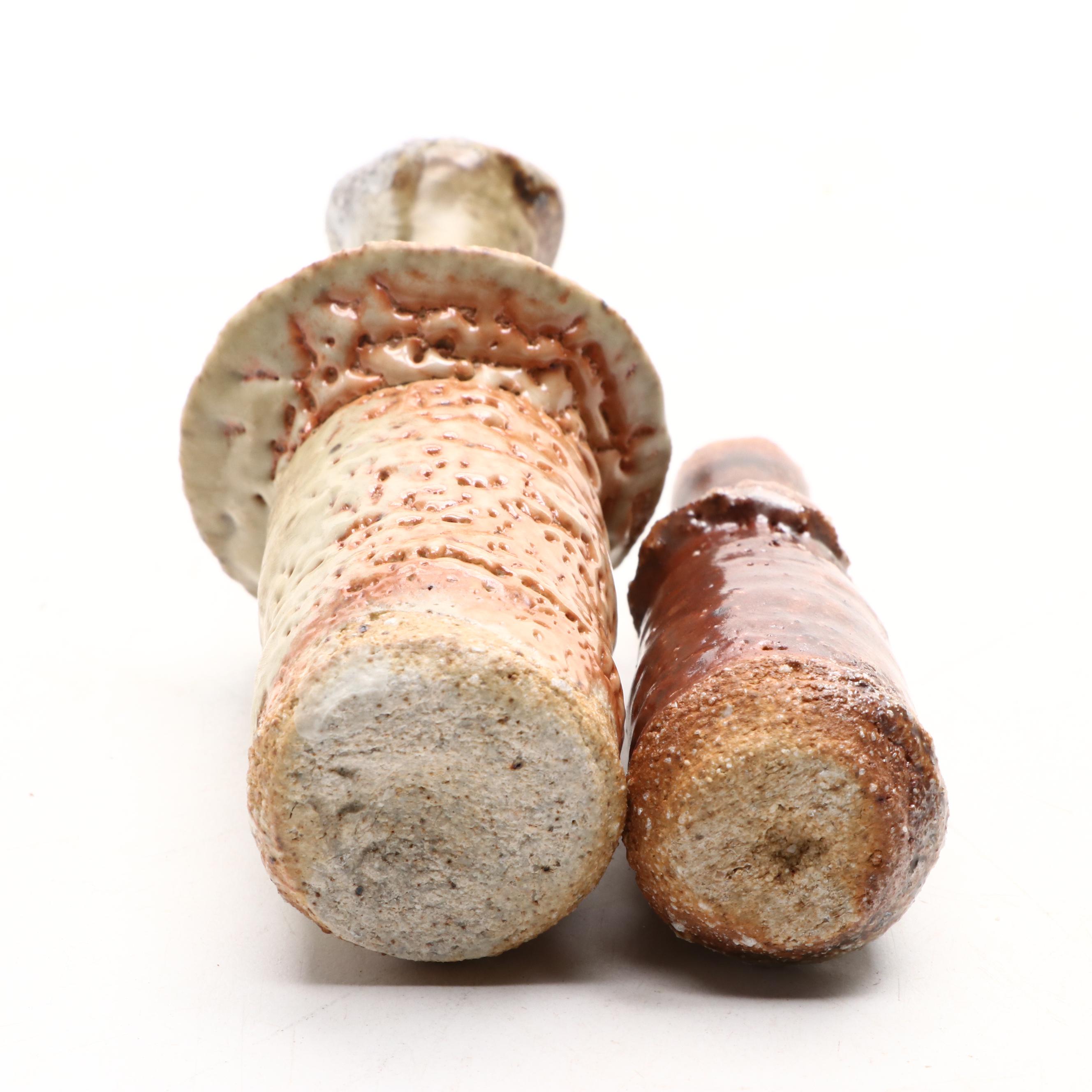 Stoneware Art Pottery Bottle Vases